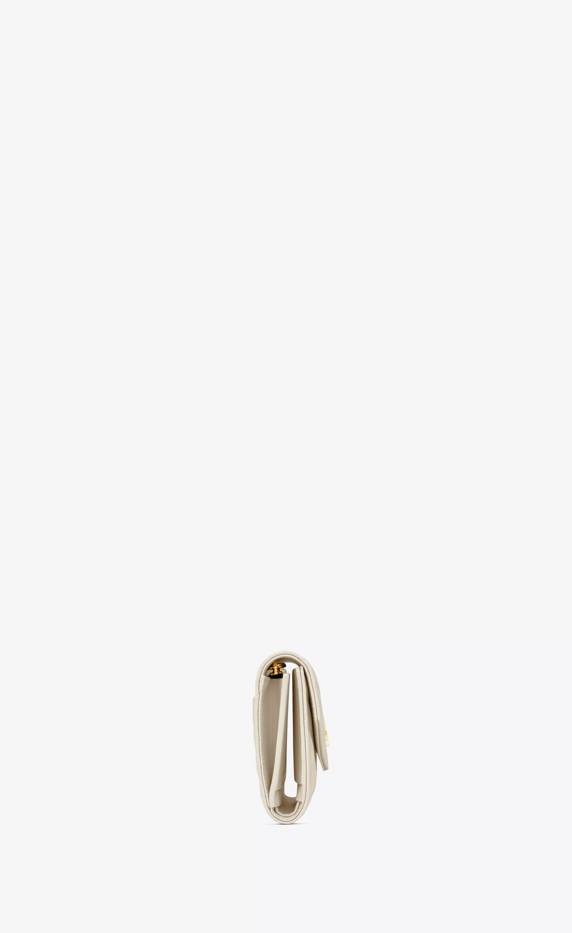 Women Saint Laurent WALLETS^CASSANDRE MATELASSÉ Compact Tri Fold Wallet In QUILTED LAMBSKIN | | YSL.com
