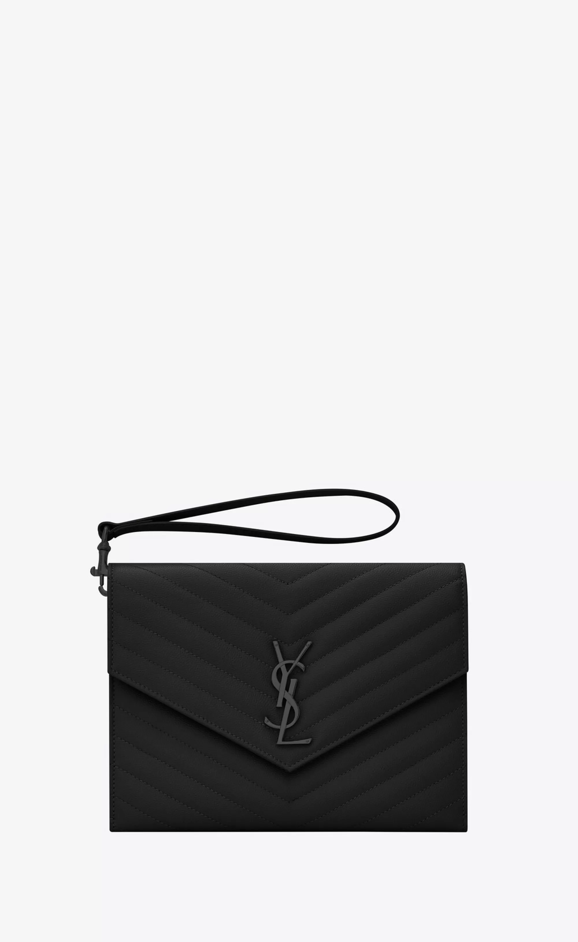 Women Saint Laurent pouches^CASSANDRE MATELASSÉ FLAP POUCH IN GRAIN DE POUDRE EMBOSSED LEATHER | | YSL.com