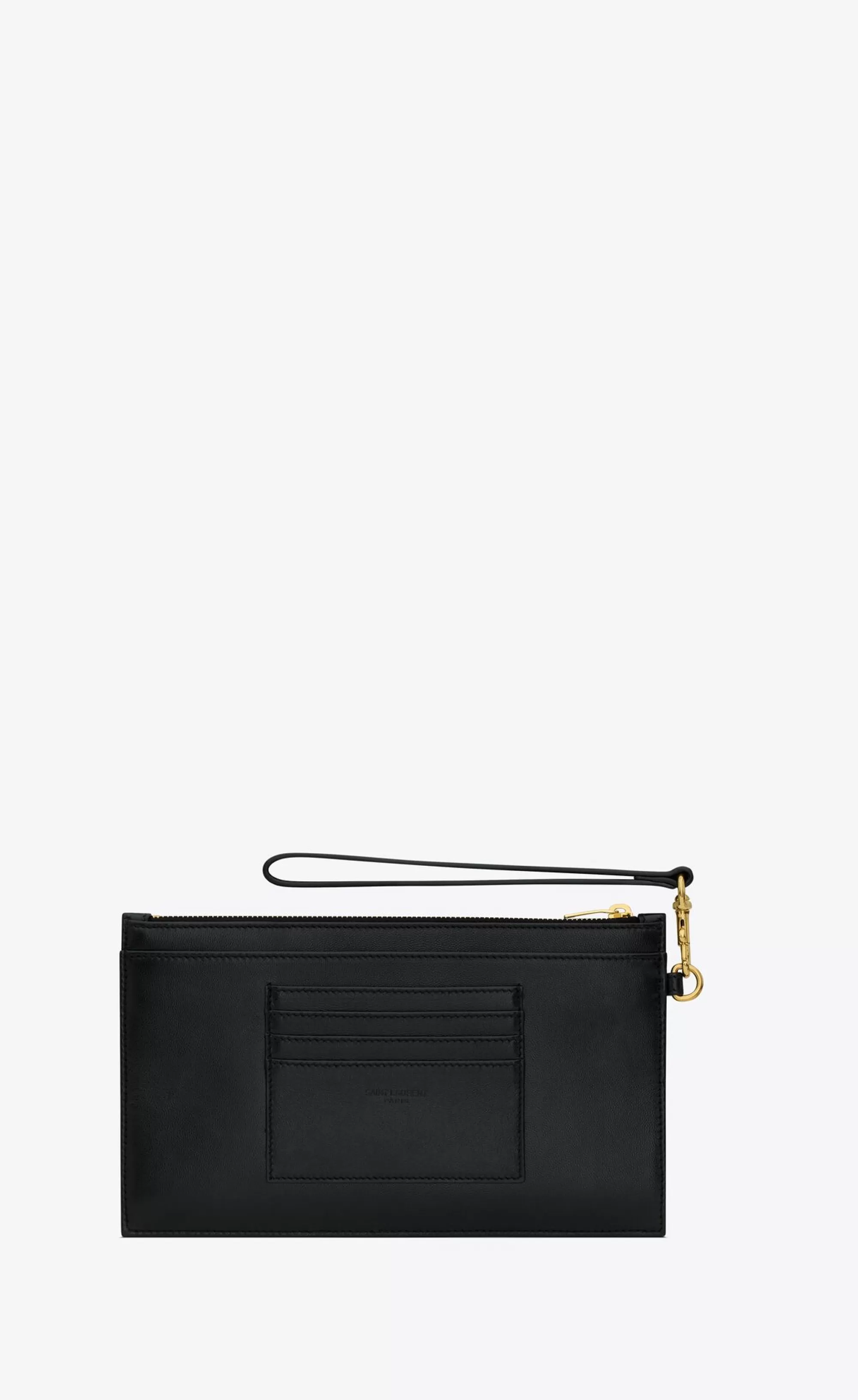 Women Saint Laurent pouches^CASSANDRE MATELASSÉ Large Zipped Pouch In Lambskin | | YSL.com