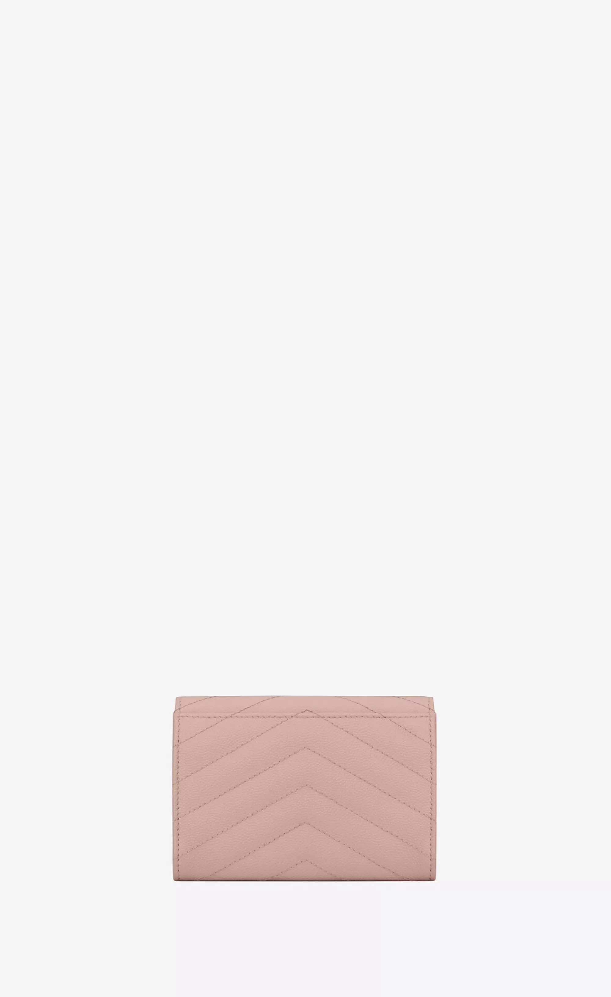 Women Saint Laurent WALLETS^CASSANDRE MATELASSÉ Small Envelope Wallet In Grain De Poudre Embossed Leather | | YSL.com