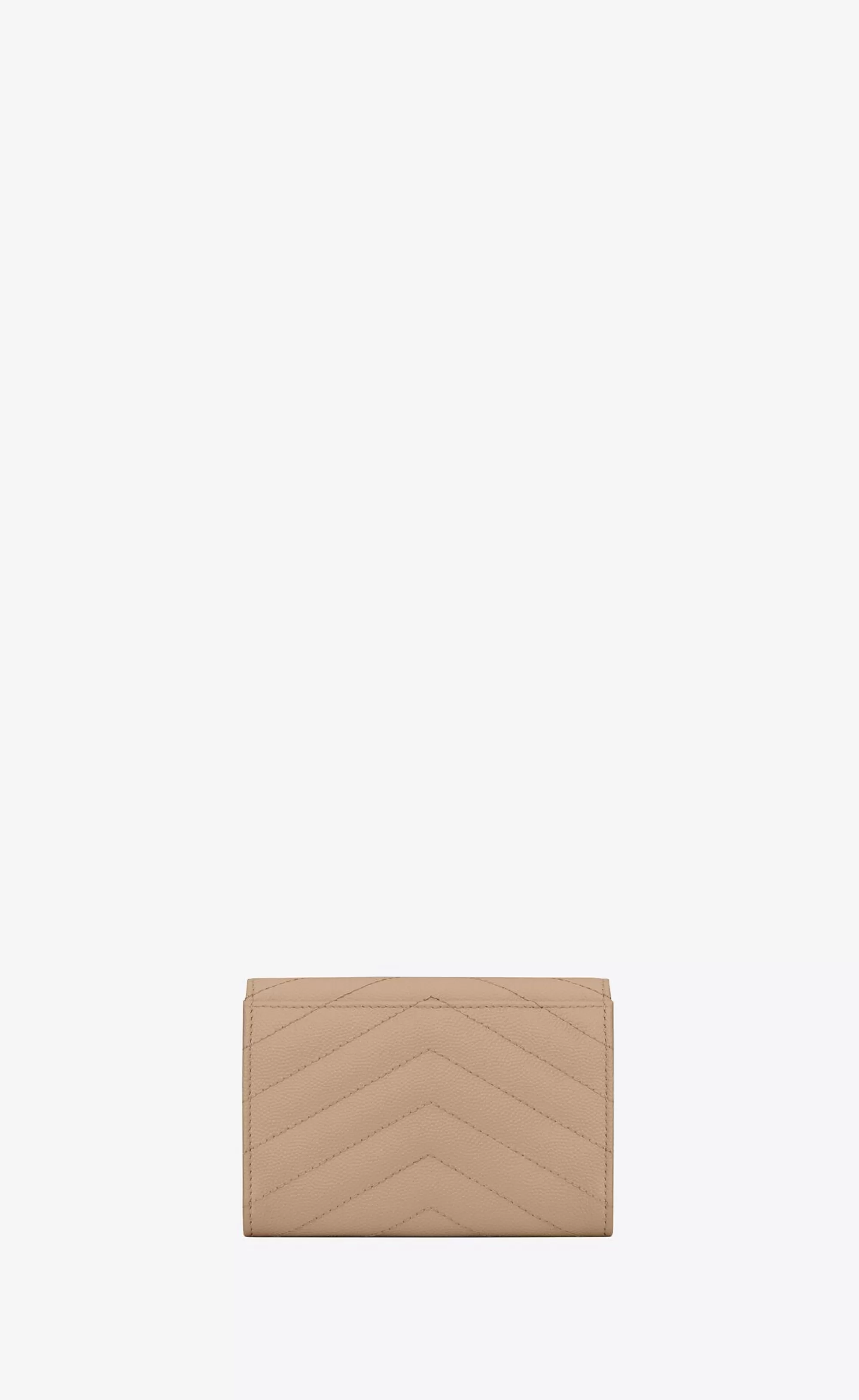Women Saint Laurent WALLETS^CASSANDRE MATELASSÉ SMALL ENVELOPE WALLET IN GRAIN DE POUDRE EMBOSSED LEATHER | | YSL.com