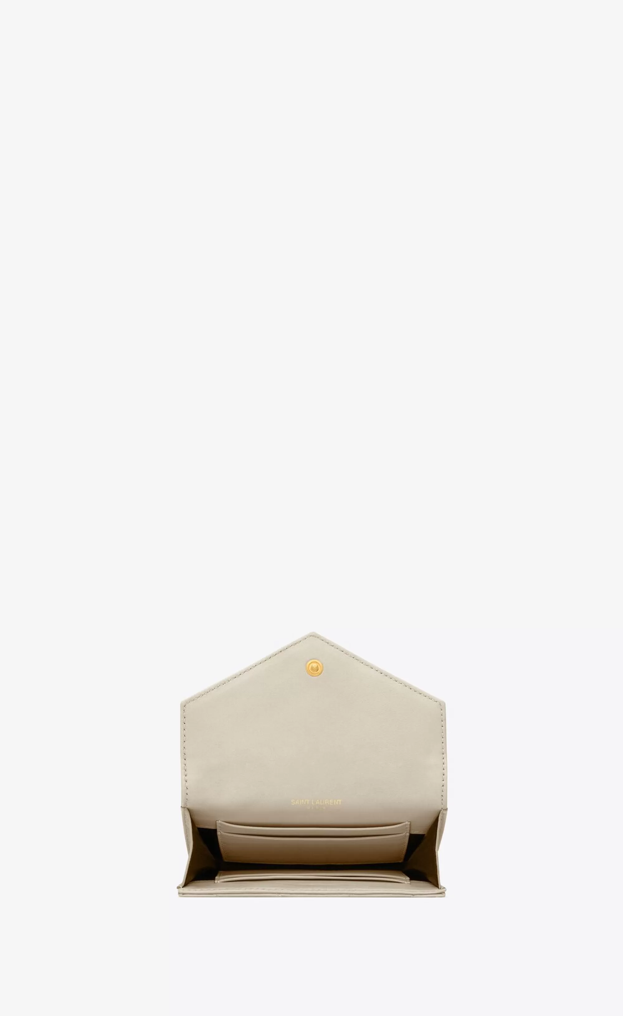 Women Saint Laurent WALLETS^CASSANDRE MATELASSÉ SMALL ENVELOPE WALLET IN LAMBSKIN | | YSL.com