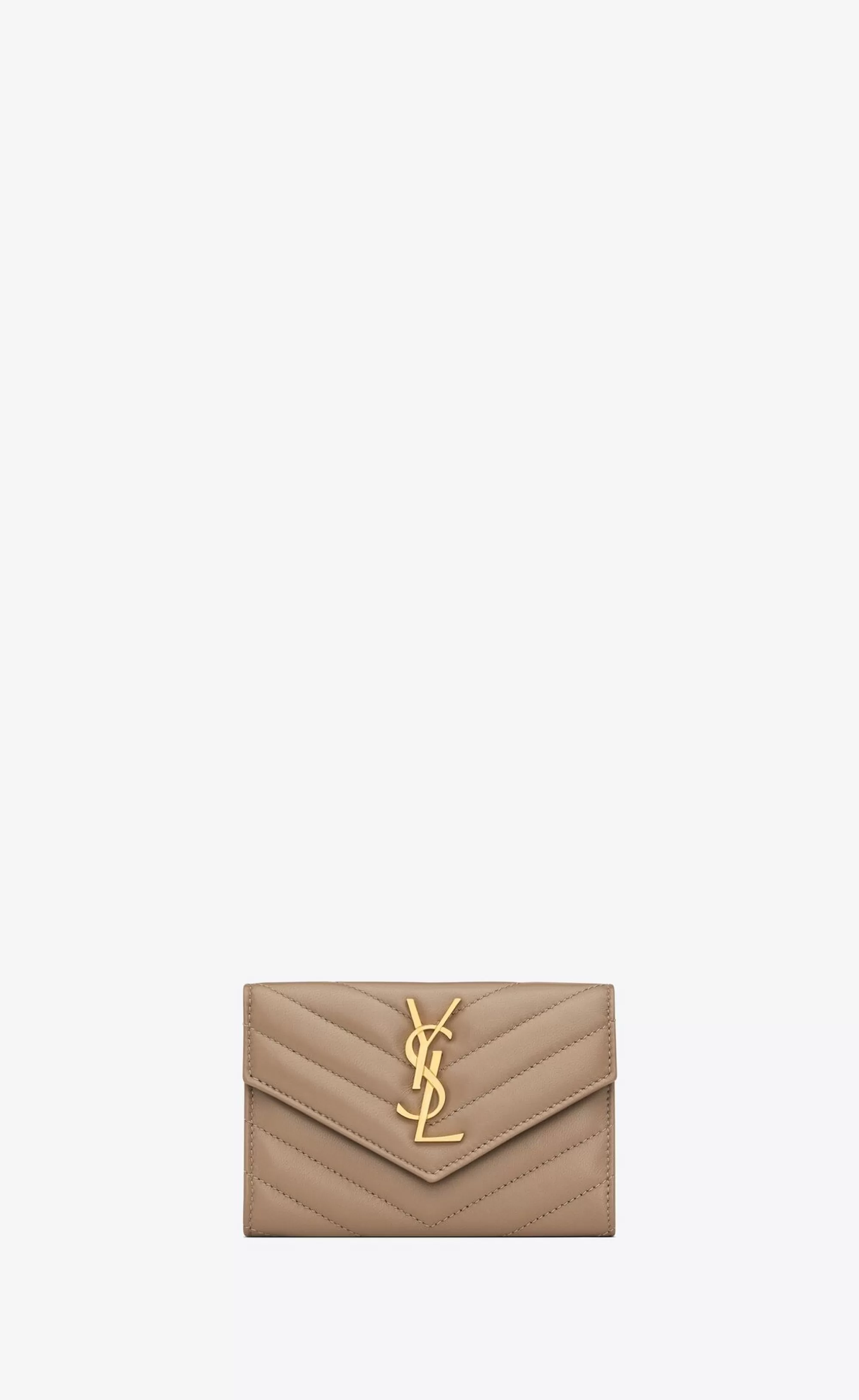 Women Saint Laurent WALLETS^CASSANDRE MATELASSÉ SMALL ENVELOPE WALLET IN LAMBSKIN | | YSL.com