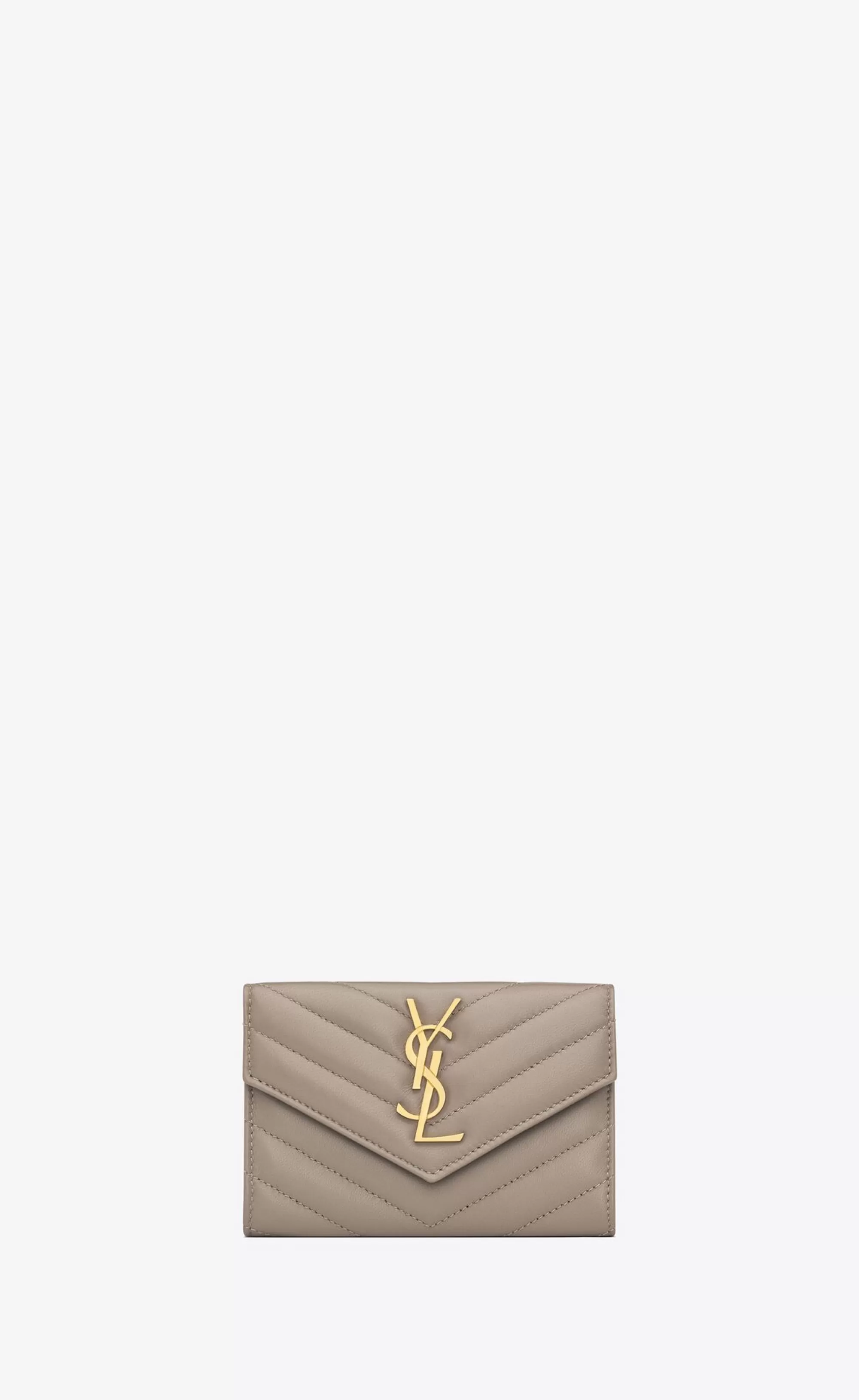 Women Saint Laurent WALLETS^CASSANDRE MATELASSÉ Small Envelope Wallet In Lambskin | | YSL.com