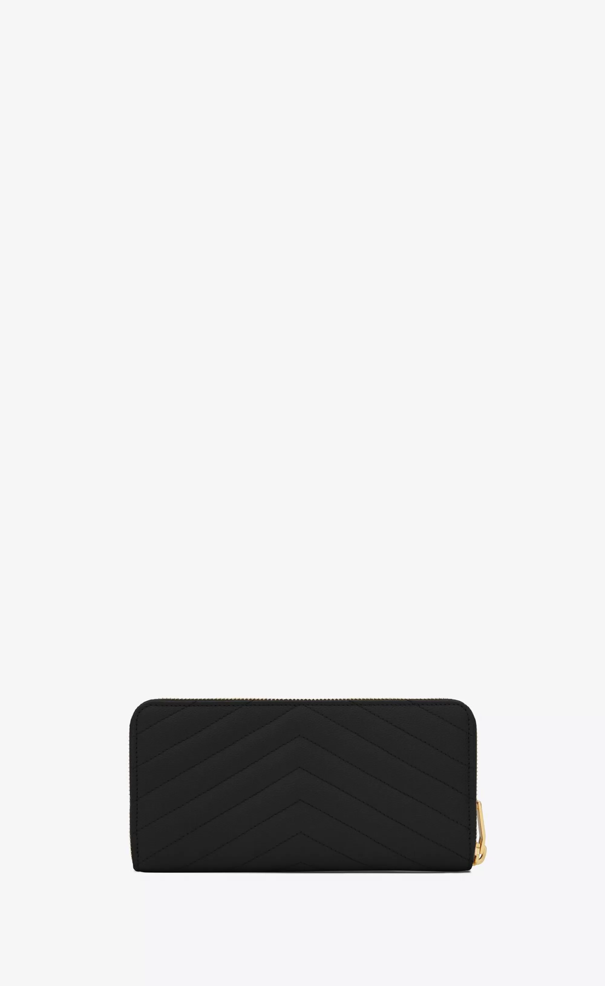 Women Saint Laurent WALLETS^CASSANDRE MATELASSÉ ZIP AROUND WALLET IN GRAIN DE POUDRE EMBOSSED LEATHER | | YSL.com