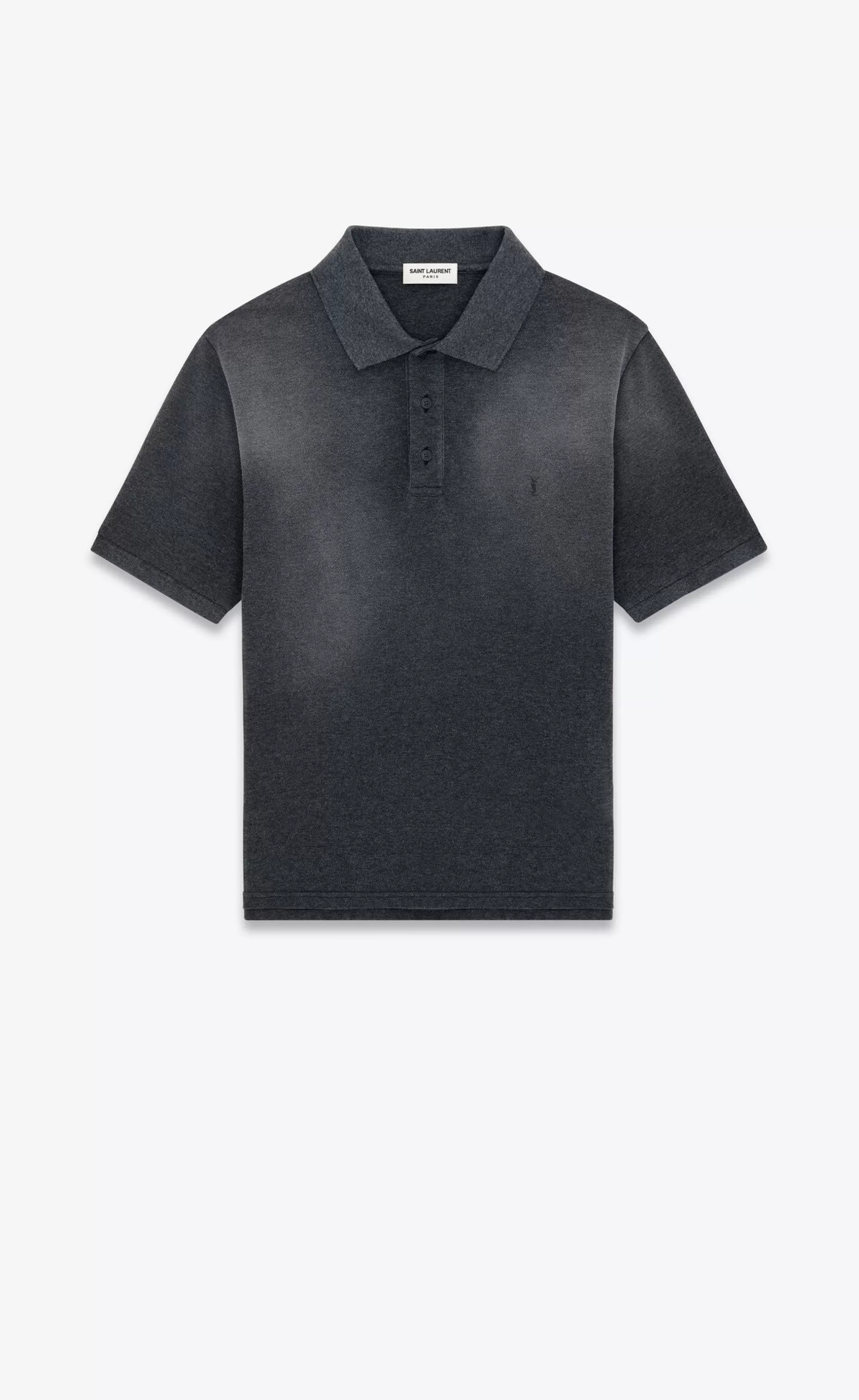 Saint Laurent ALL READY TO WEAR | JERSEY^CASSANDRE Polo Shirt In Cotton Piqué | | YSL.com