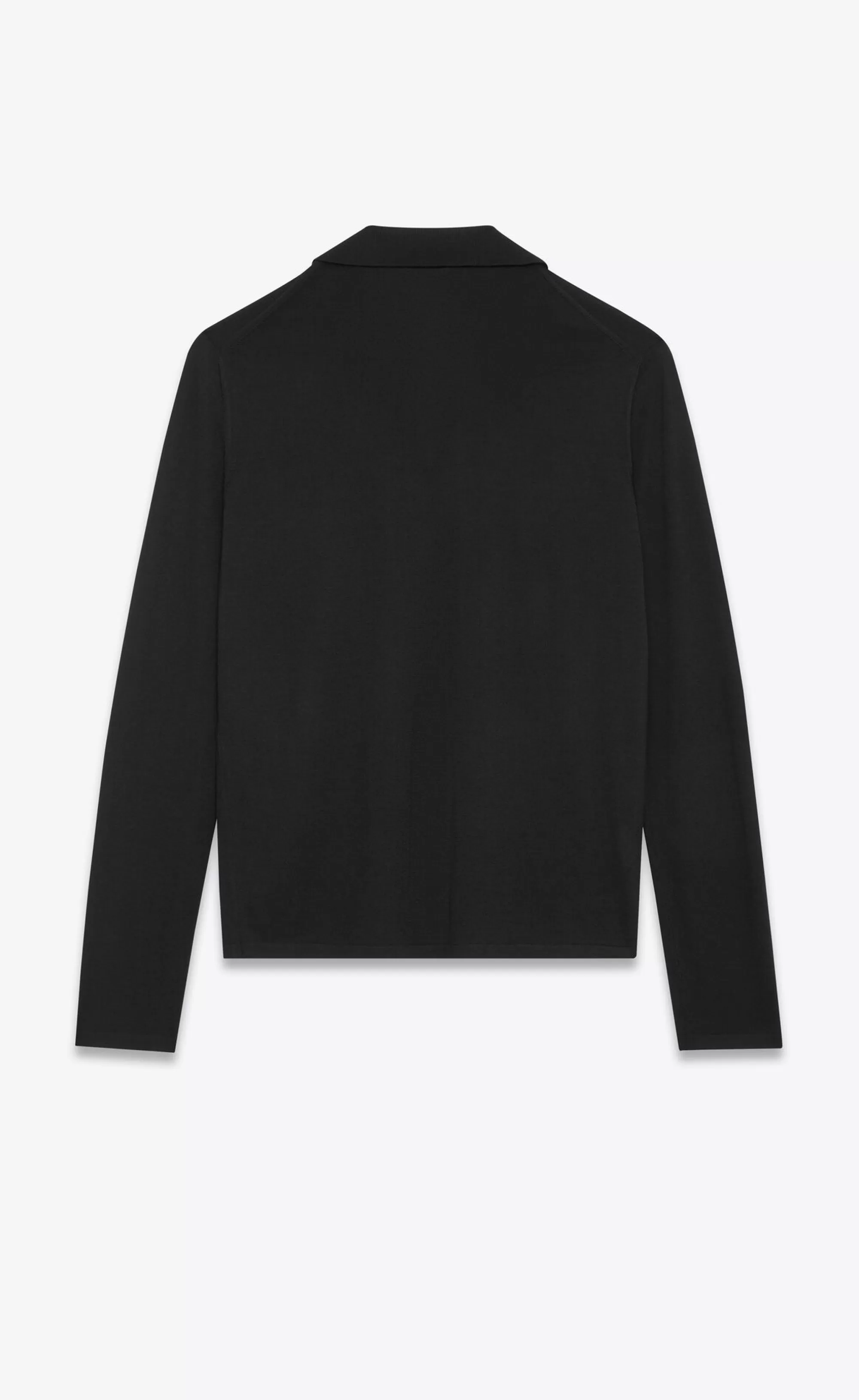 Saint Laurent ALL READY TO WEAR | KNITWEAR^CASSANDRE Polo Shirt In Wool | | YSL.com