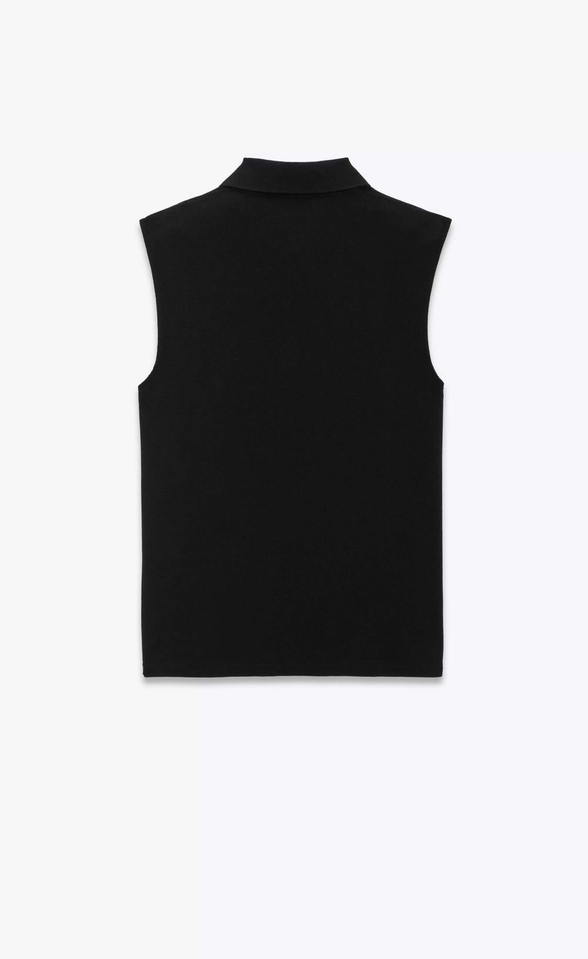 Saint Laurent ALL READY TO WEAR | JERSEY^CASSANDRE Polo Tank In Piqué | | YSL.com