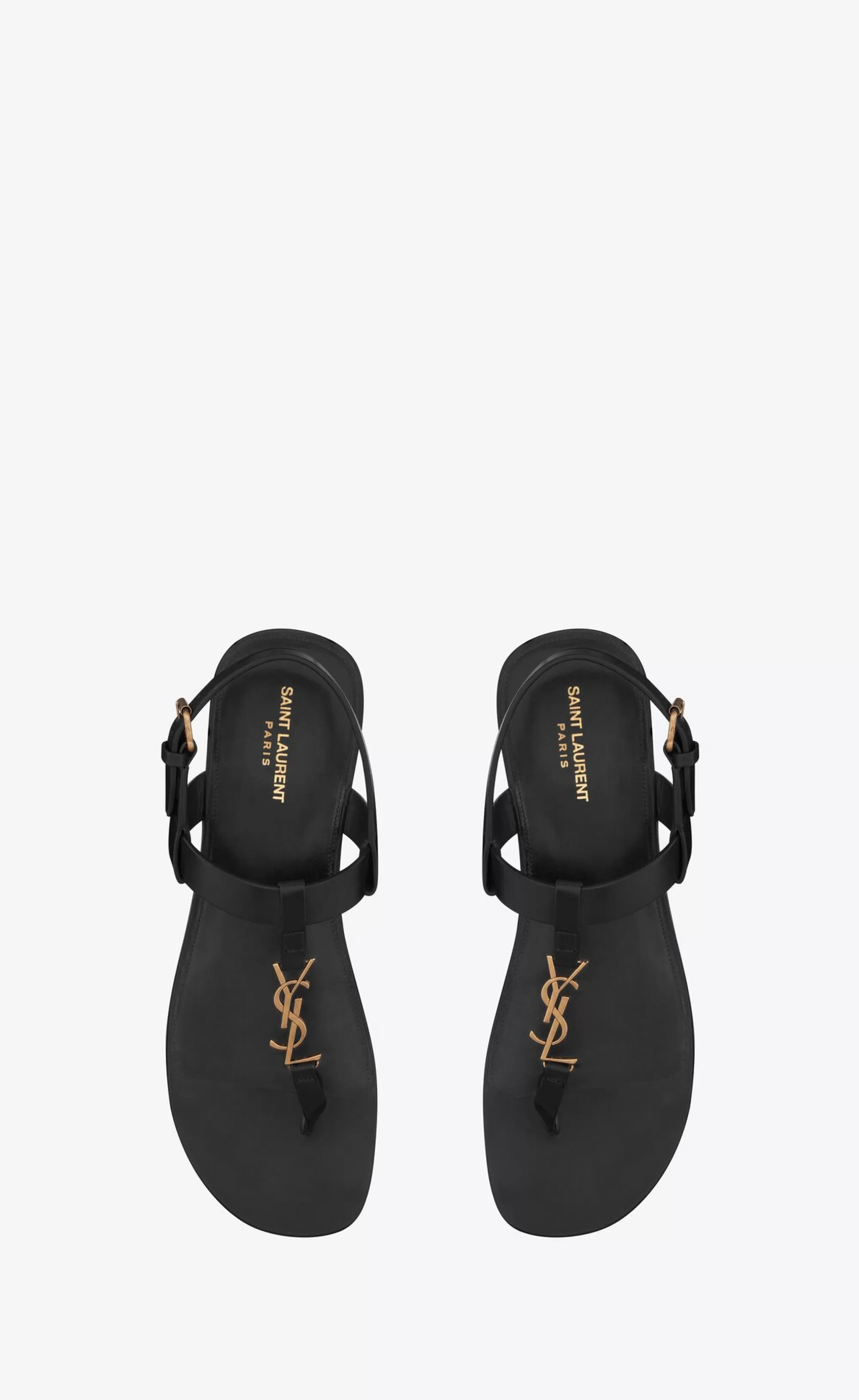 Saint Laurent ESPADRILLES AND SANDALS^CASSANDRE SANDALS IN SMOOTH LEATHER | | YSL.com