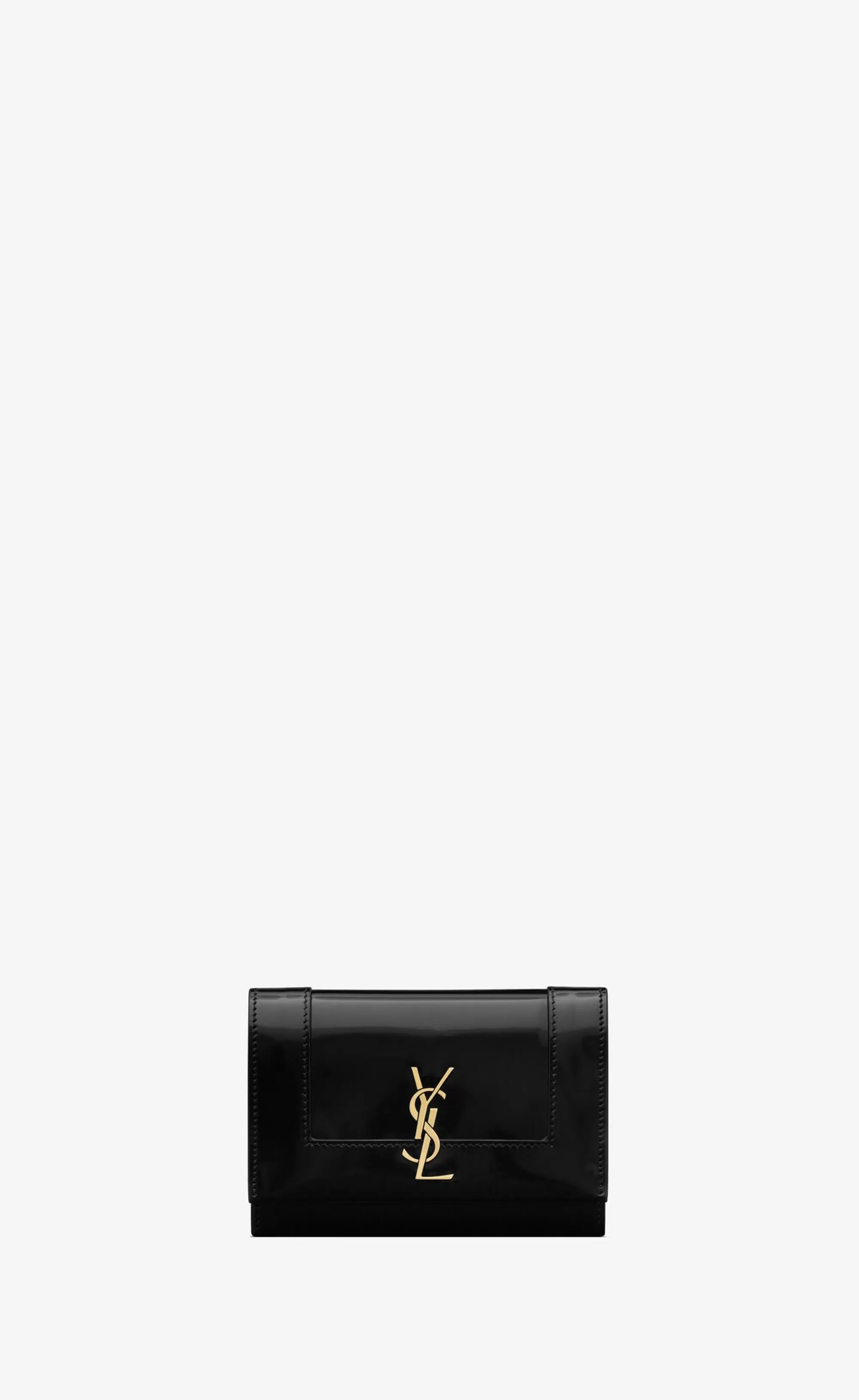 Women Saint Laurent WALLETS^CASSANDRE Small Envelope Wallet In Shiny Leather | | YSL.com