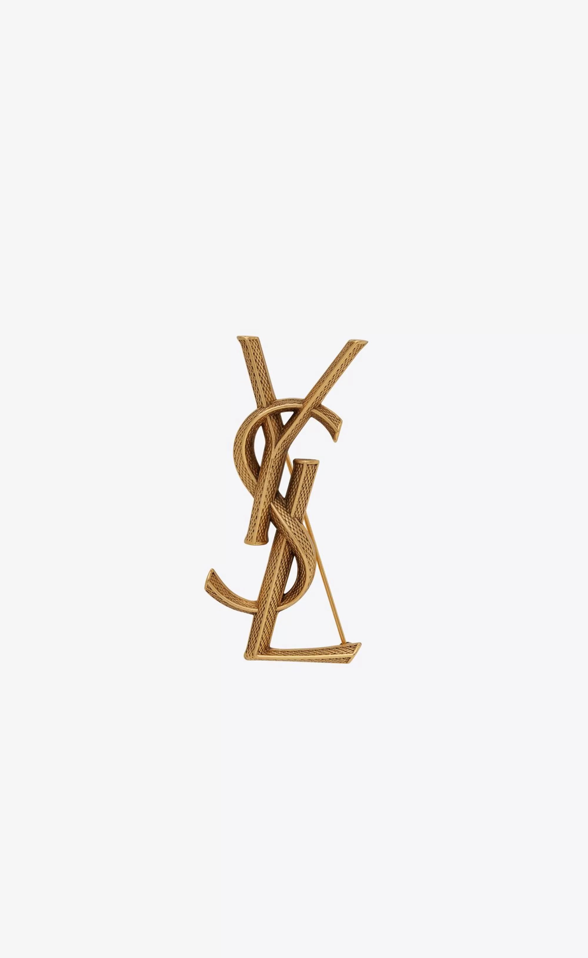 Women Saint Laurent BROOCHES^CASSANDRE Snake Brooch In Metal | | YSL.com