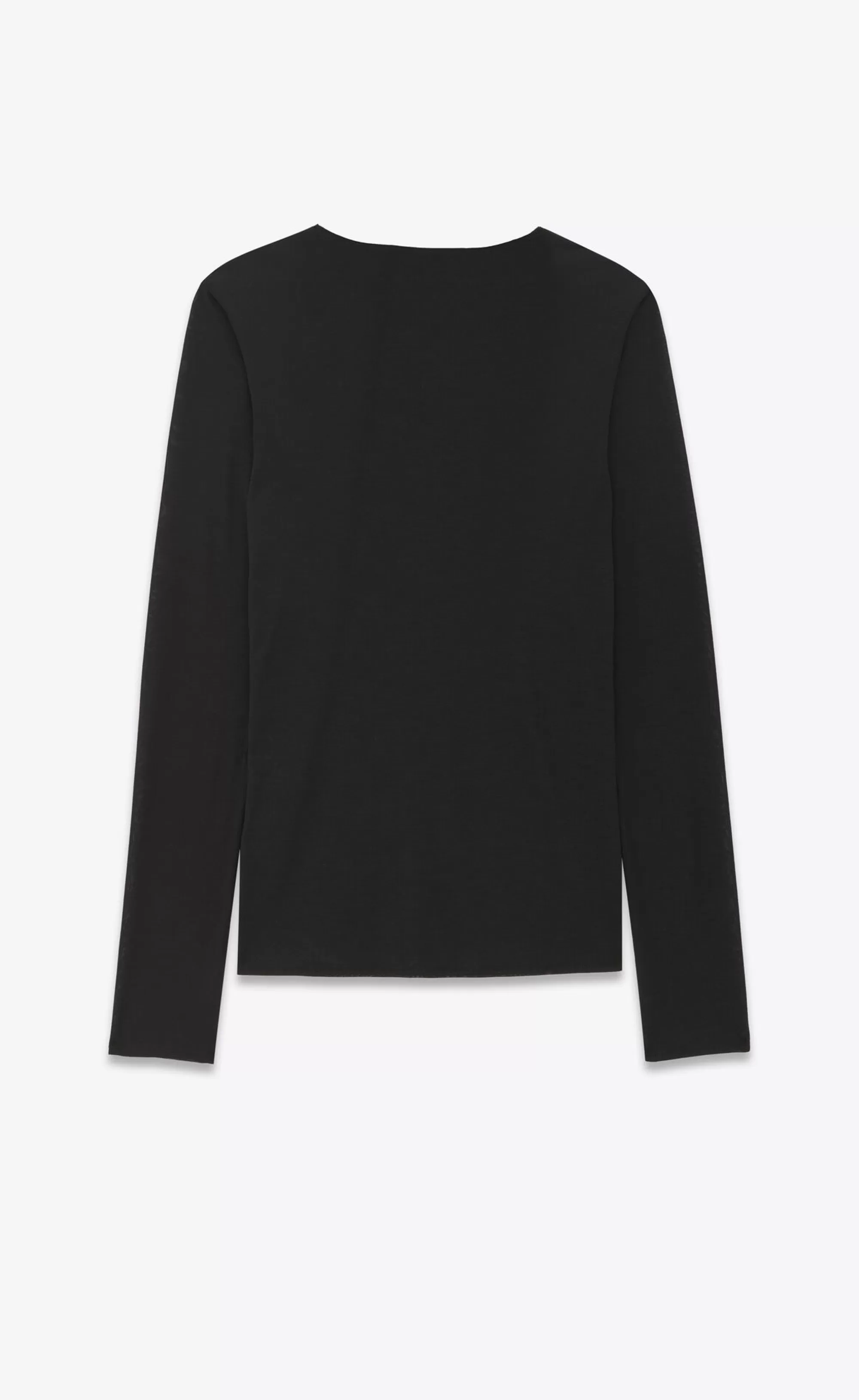 Women Saint Laurent JERSEY^CASSANDRE Sweater In Silk Jersey | | YSL.com