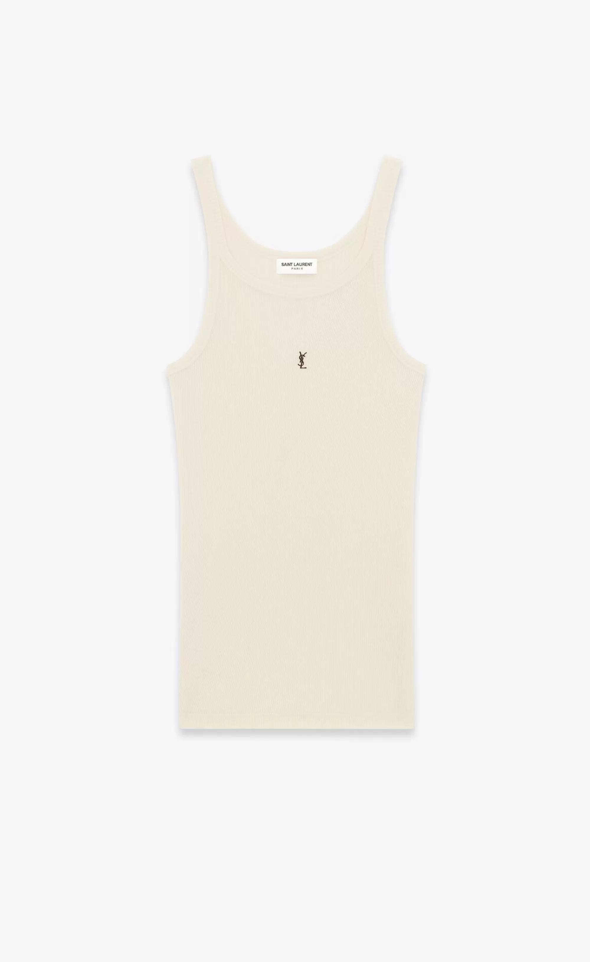 Saint Laurent ALL READY TO WEAR | JERSEY^CASSANDRE Tank Top | | YSL.com