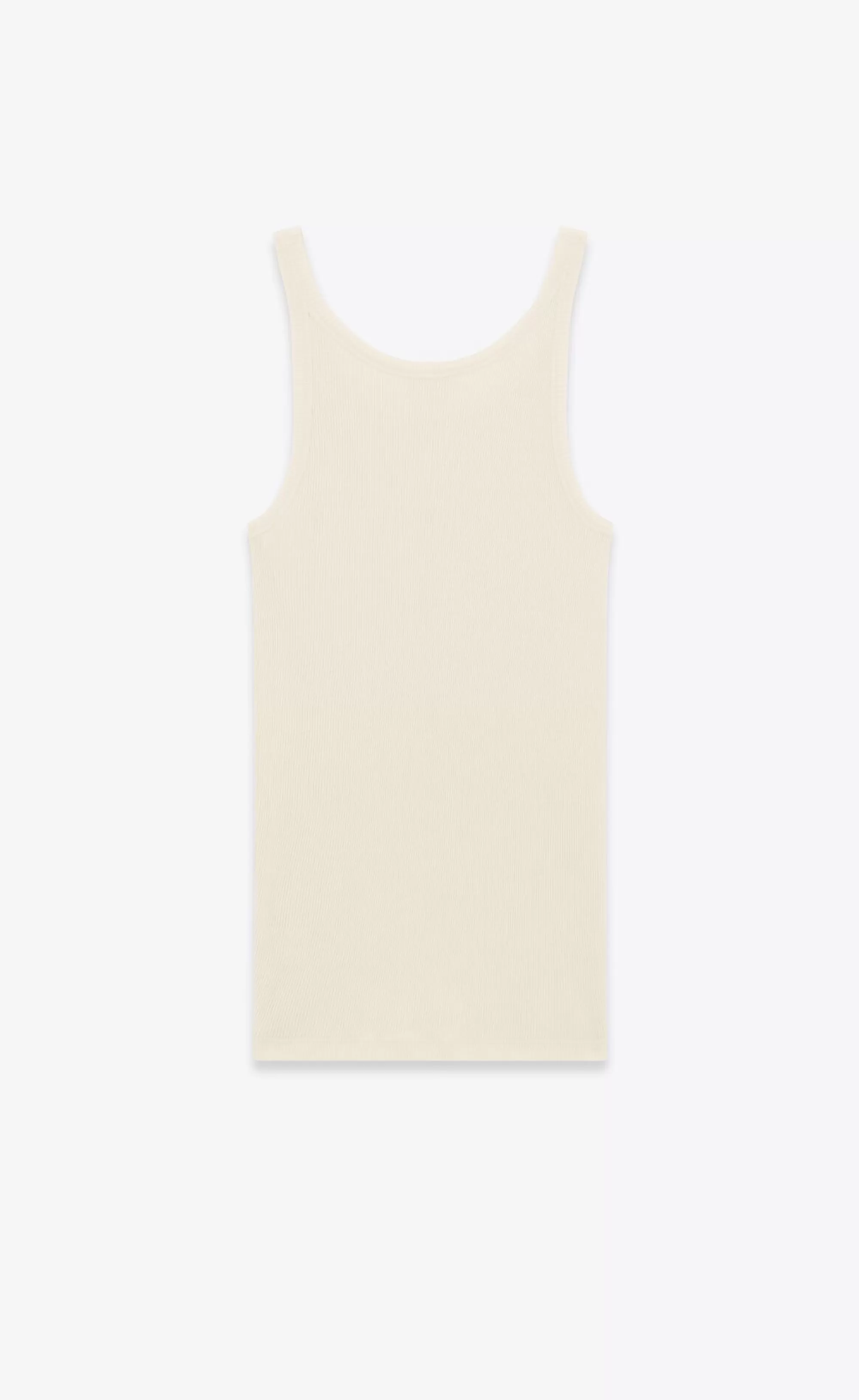 Saint Laurent ALL READY TO WEAR | JERSEY^CASSANDRE Tank Top | | YSL.com