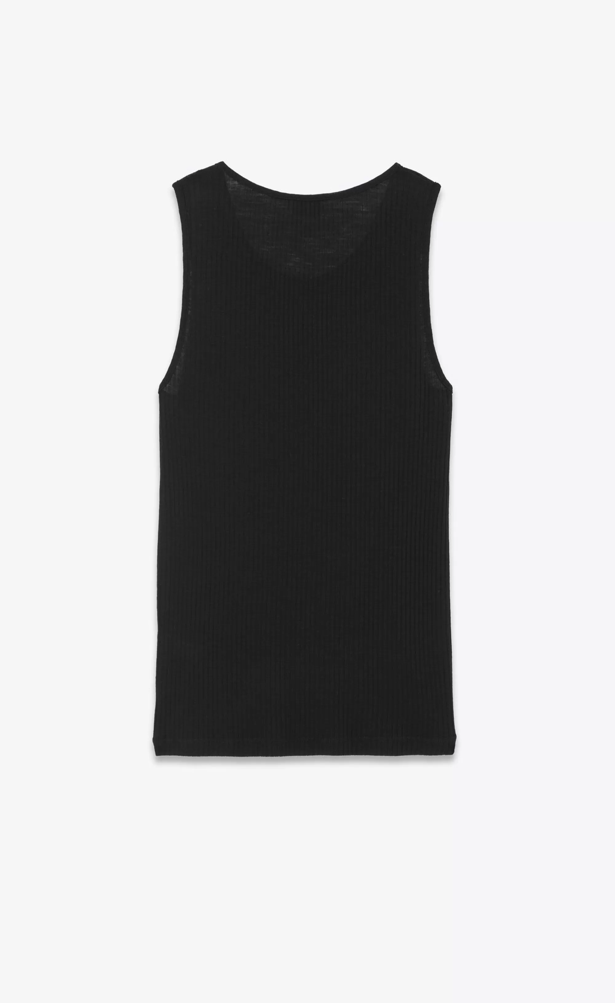 Women Saint Laurent JERSEY^CASSANDRE Tank Top | | YSL.com