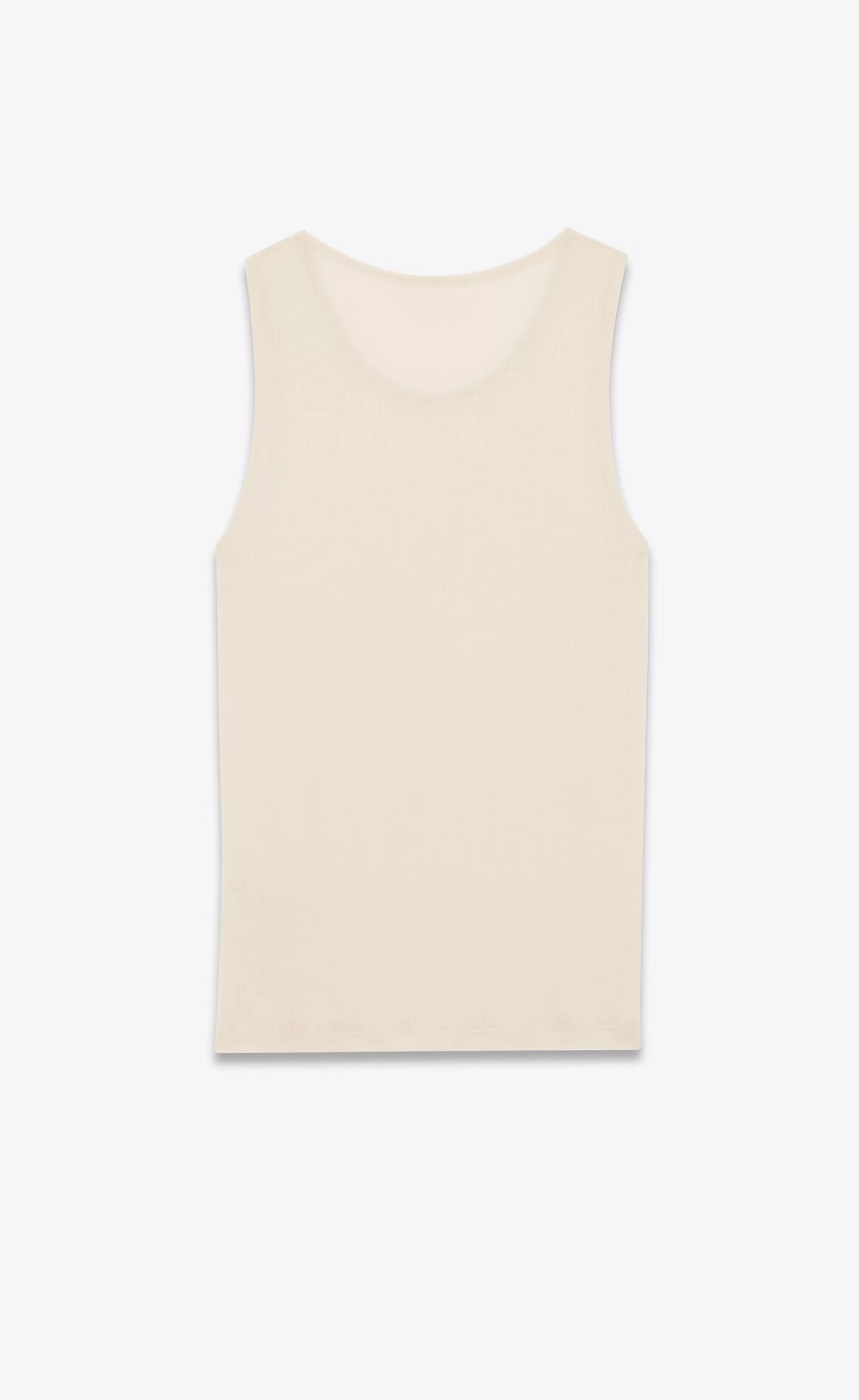 Women Saint Laurent JERSEY^CASSANDRE Tank Top | | YSL.com