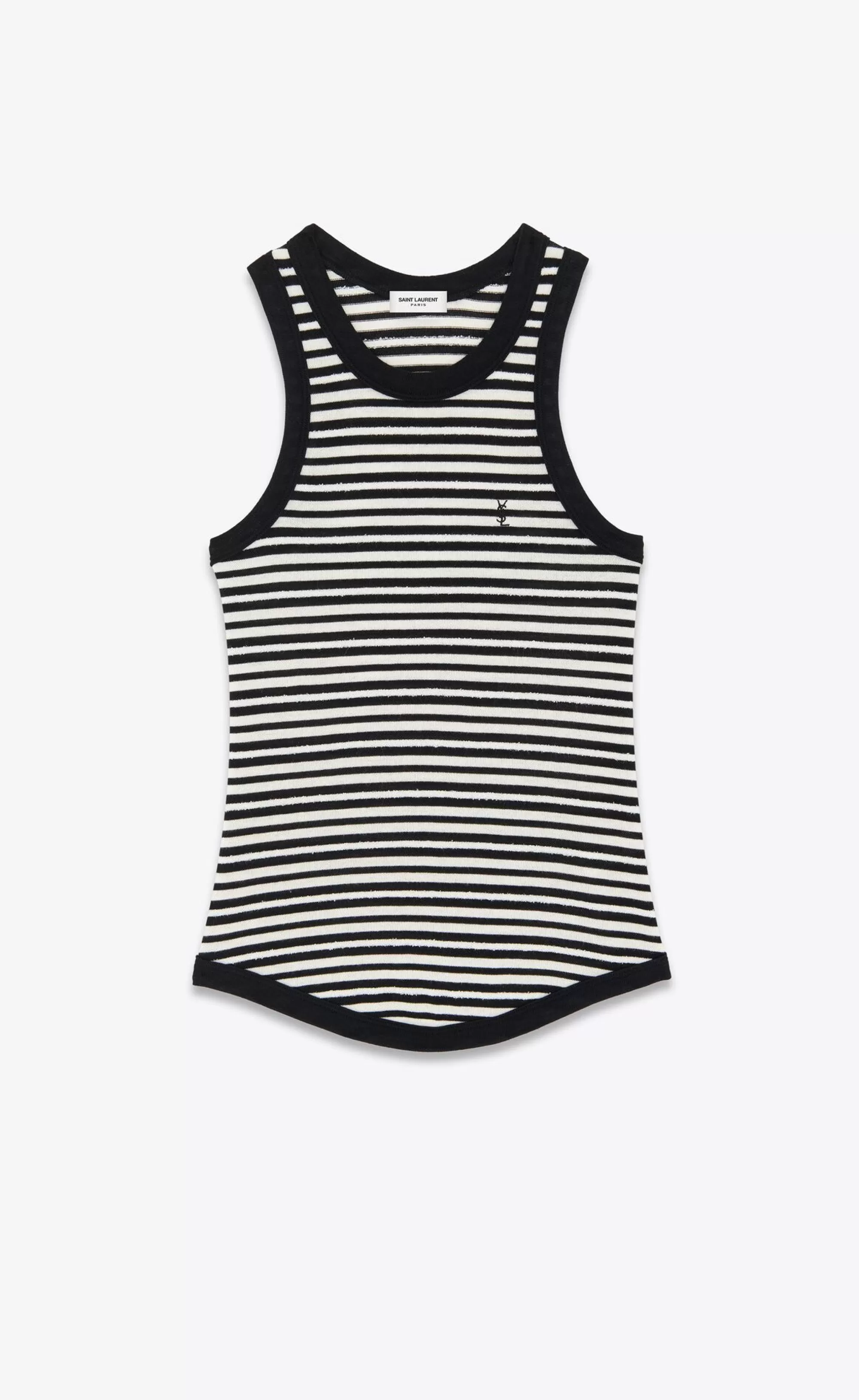 Women Saint Laurent JERSEY^Cassandre Tank Top In Jersey | | YSL.com