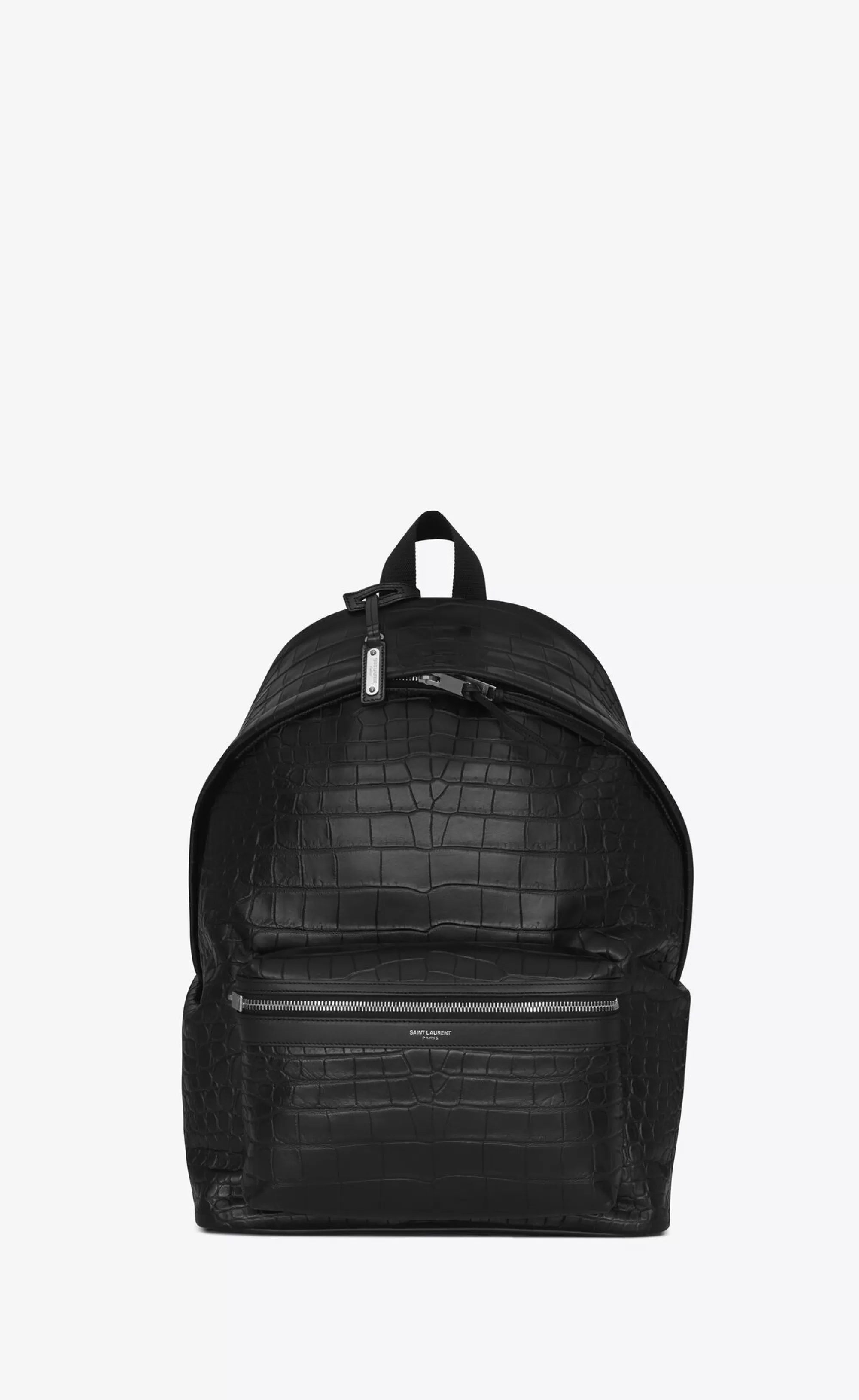 Saint Laurent BACKPACKS^City Backpack In CROCODILE-EMBOSSED Leather | | YSL.com