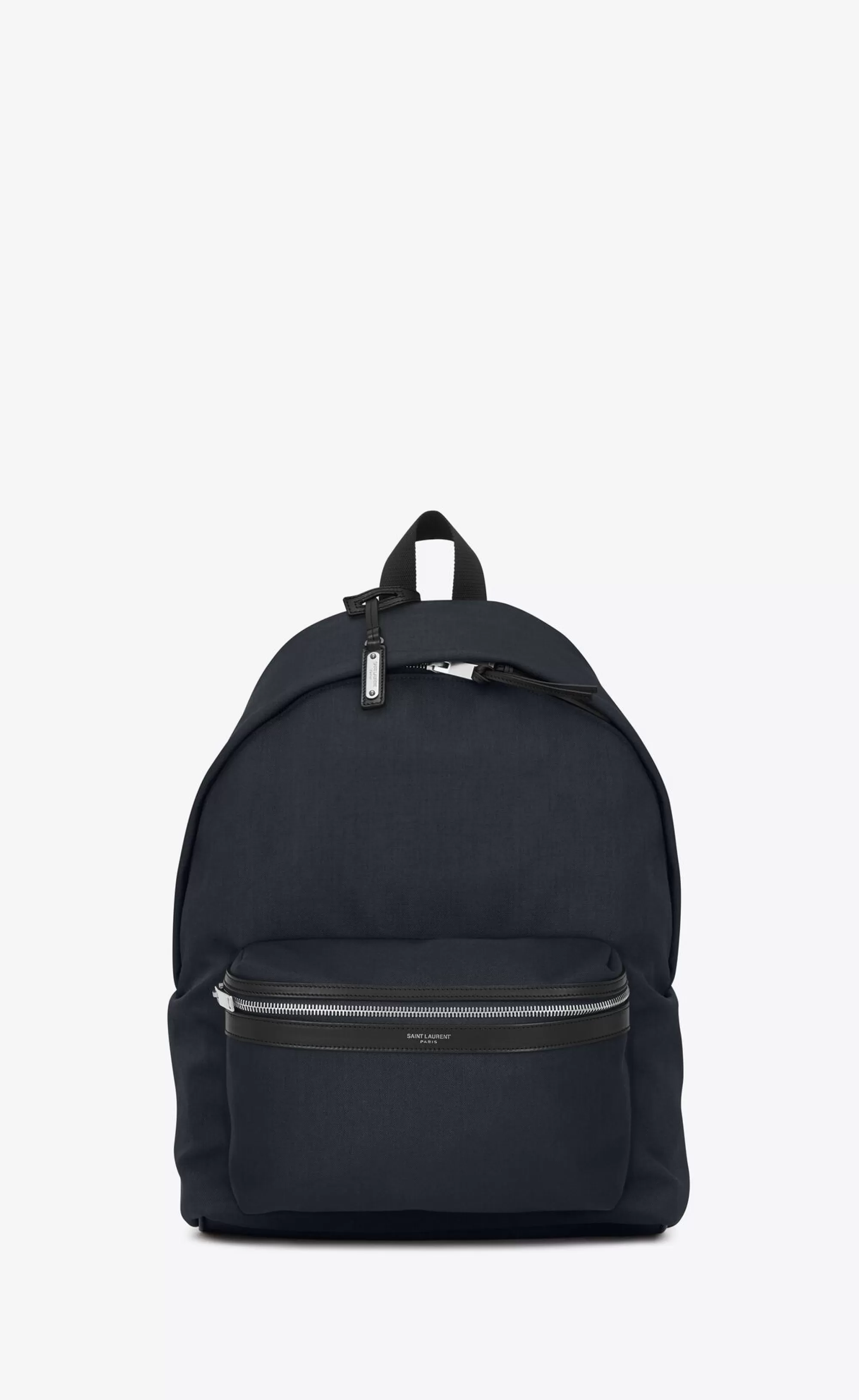 Saint Laurent BACKPACKS^City Backpack In Nylon Canvas And Leather | | YSL.com