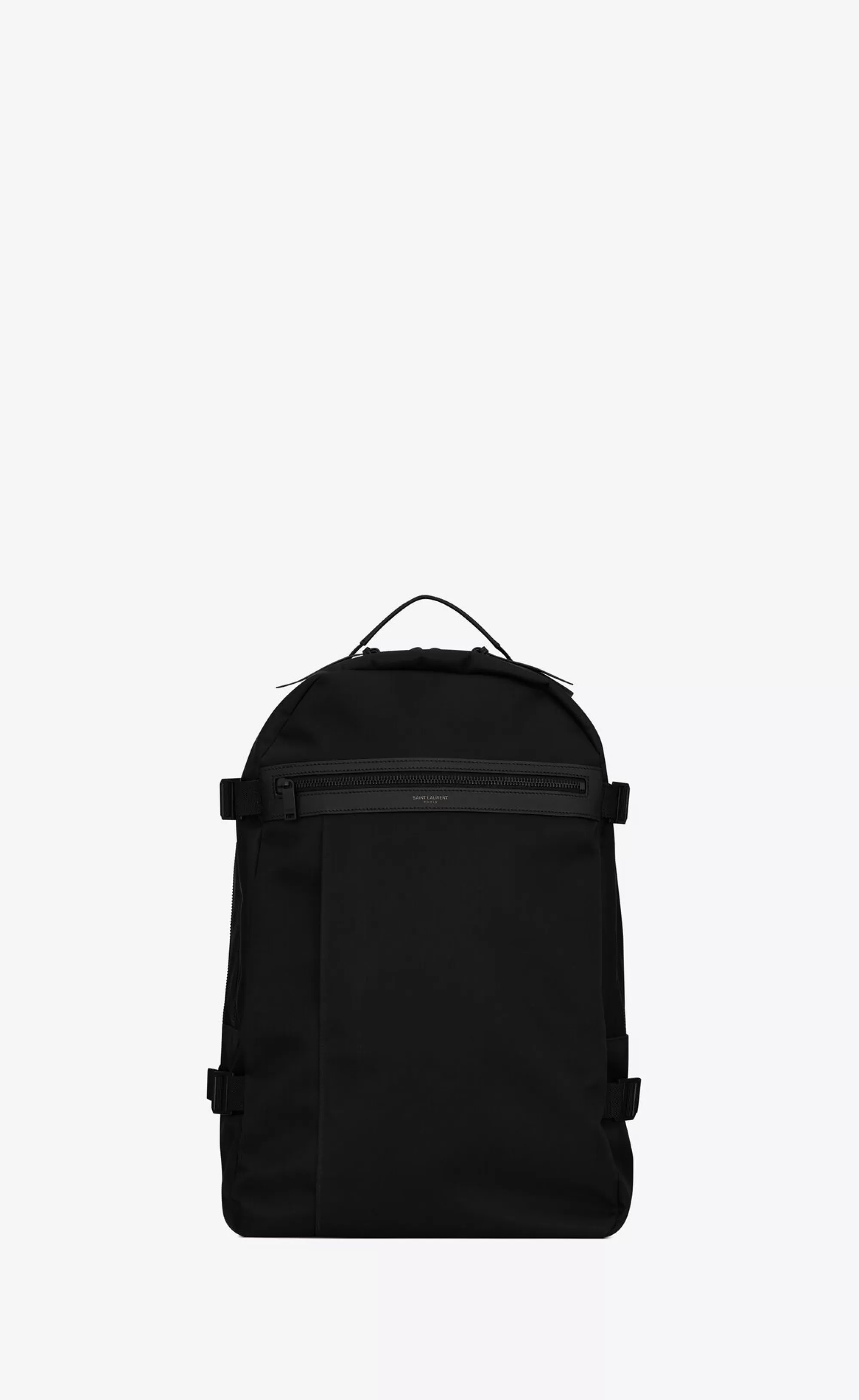 Saint Laurent BACKPACKS^City Trekking Backpack In ECONYL®, Smooth Leather And Nylon | | YSL.com