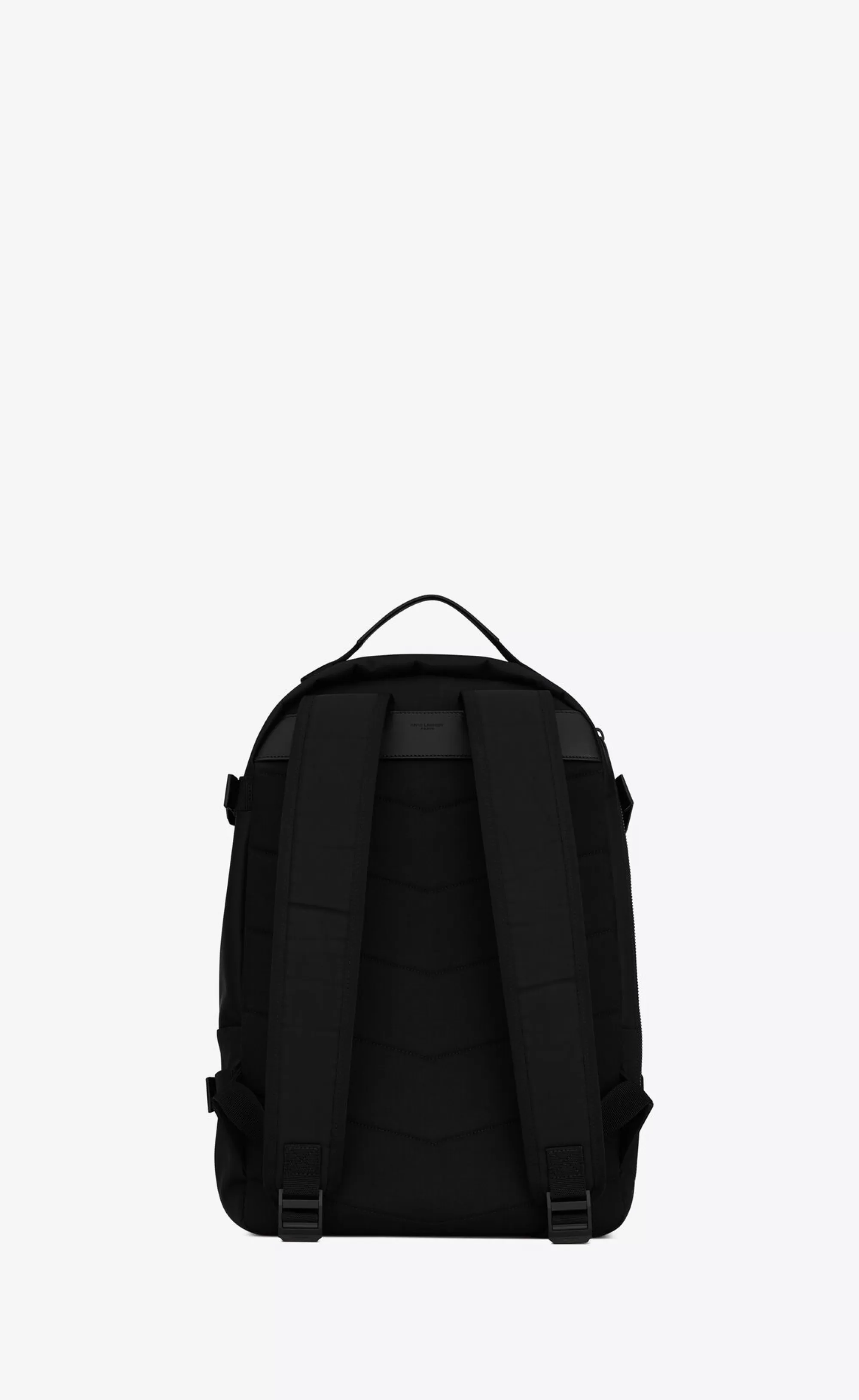 Saint Laurent BACKPACKS^City Trekking Backpack In ECONYL®, Smooth Leather And Nylon | | YSL.com