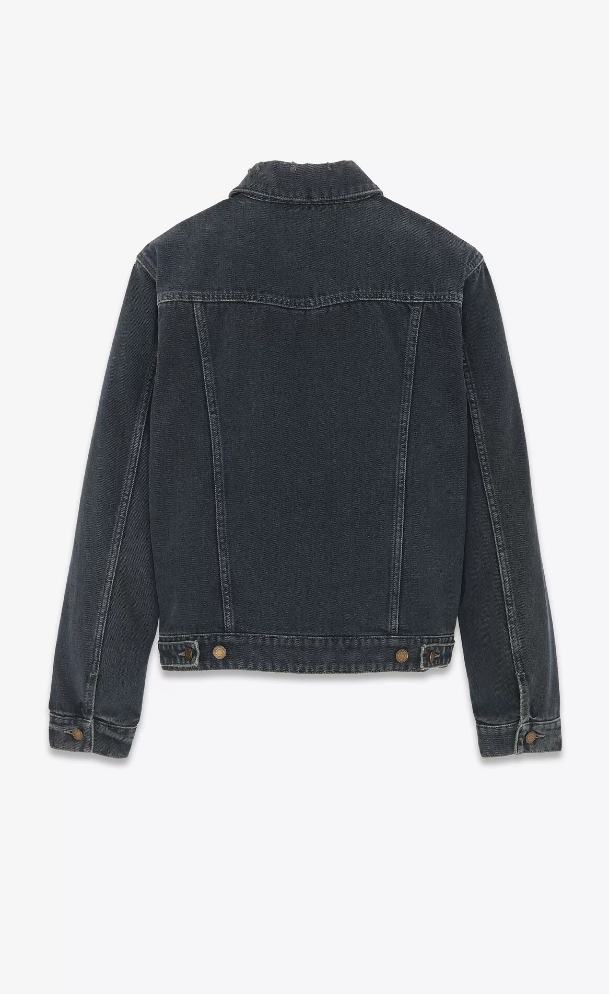 Saint Laurent ALL READY TO WEAR | DENIM^CLASSIC JACKET IN DENIM | | YSL.com