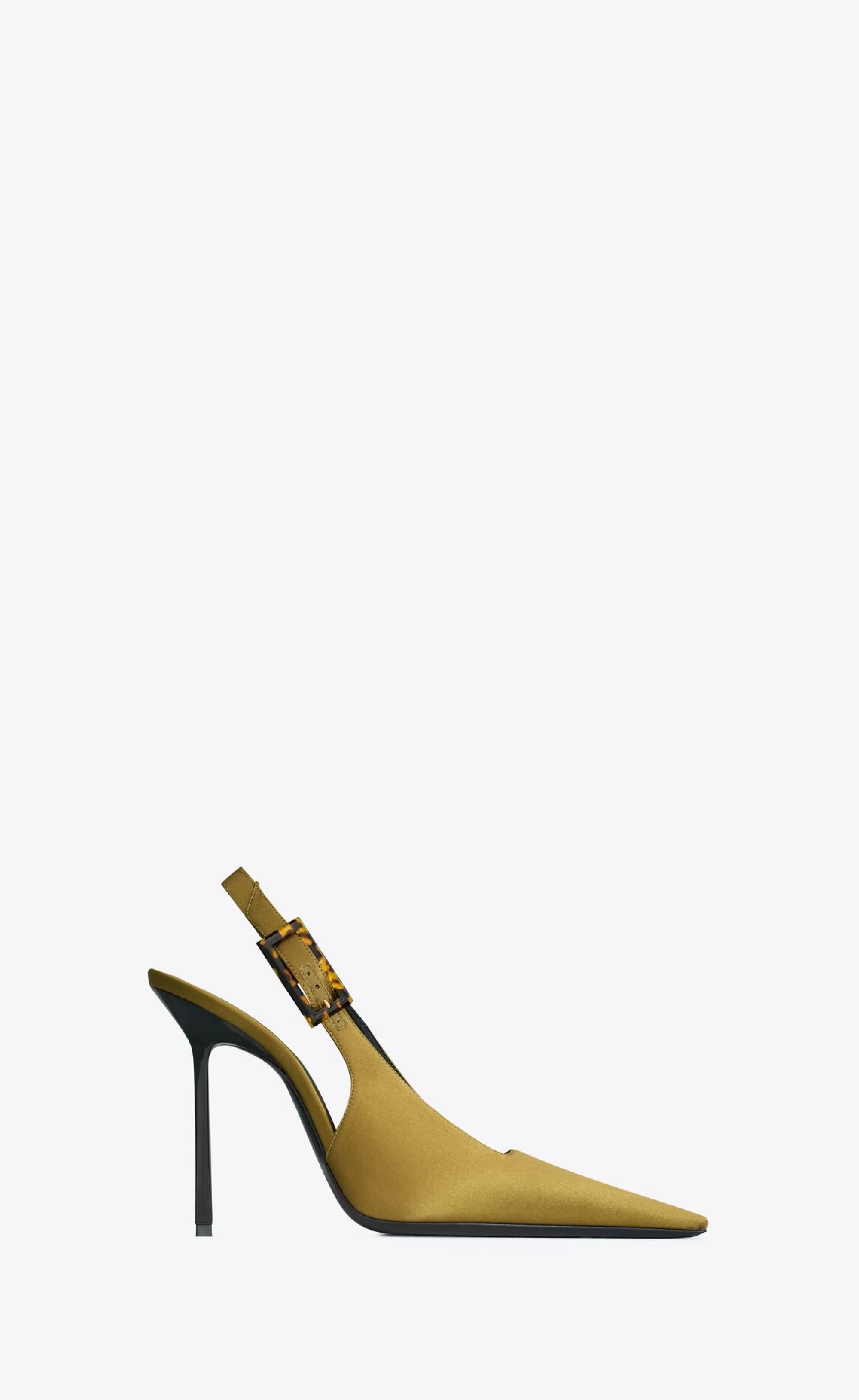 Women Saint Laurent SLINGBACKS^CLIMAX Slingback Pumps In Satin Crepe | | YSL.com