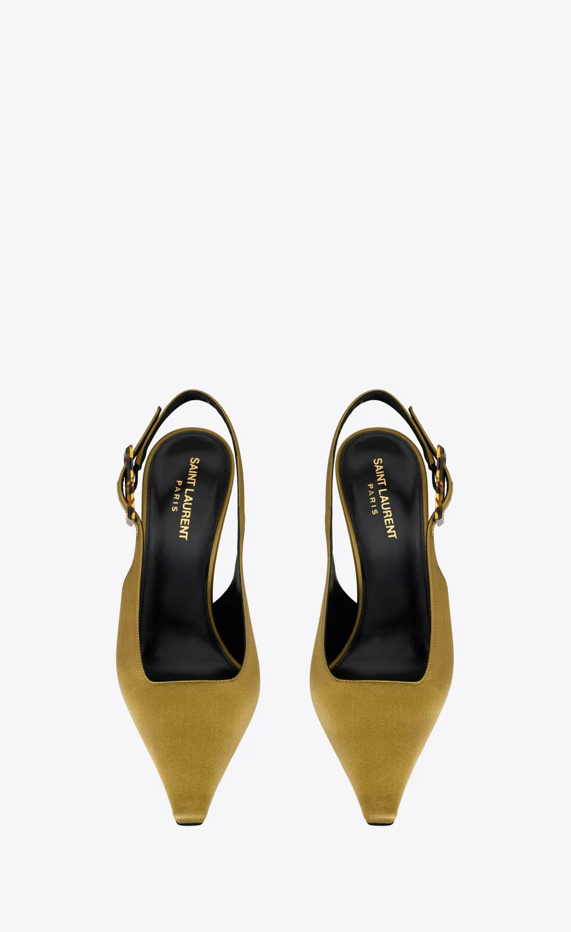 Women Saint Laurent SLINGBACKS^CLIMAX Slingback Pumps In Satin Crepe | | YSL.com