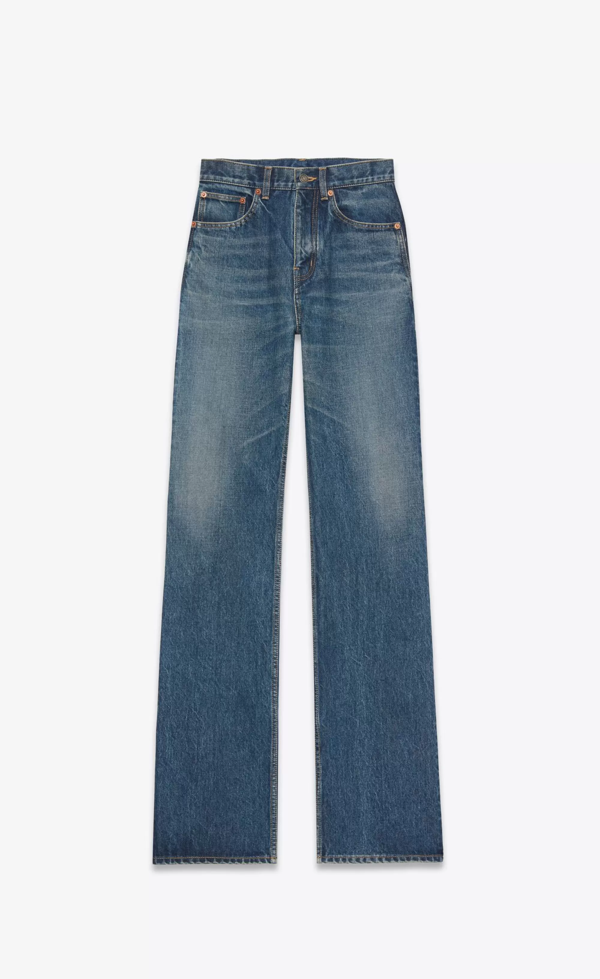 Women Saint Laurent Denim^CLYDE Jeans In Denim | | YSL.com