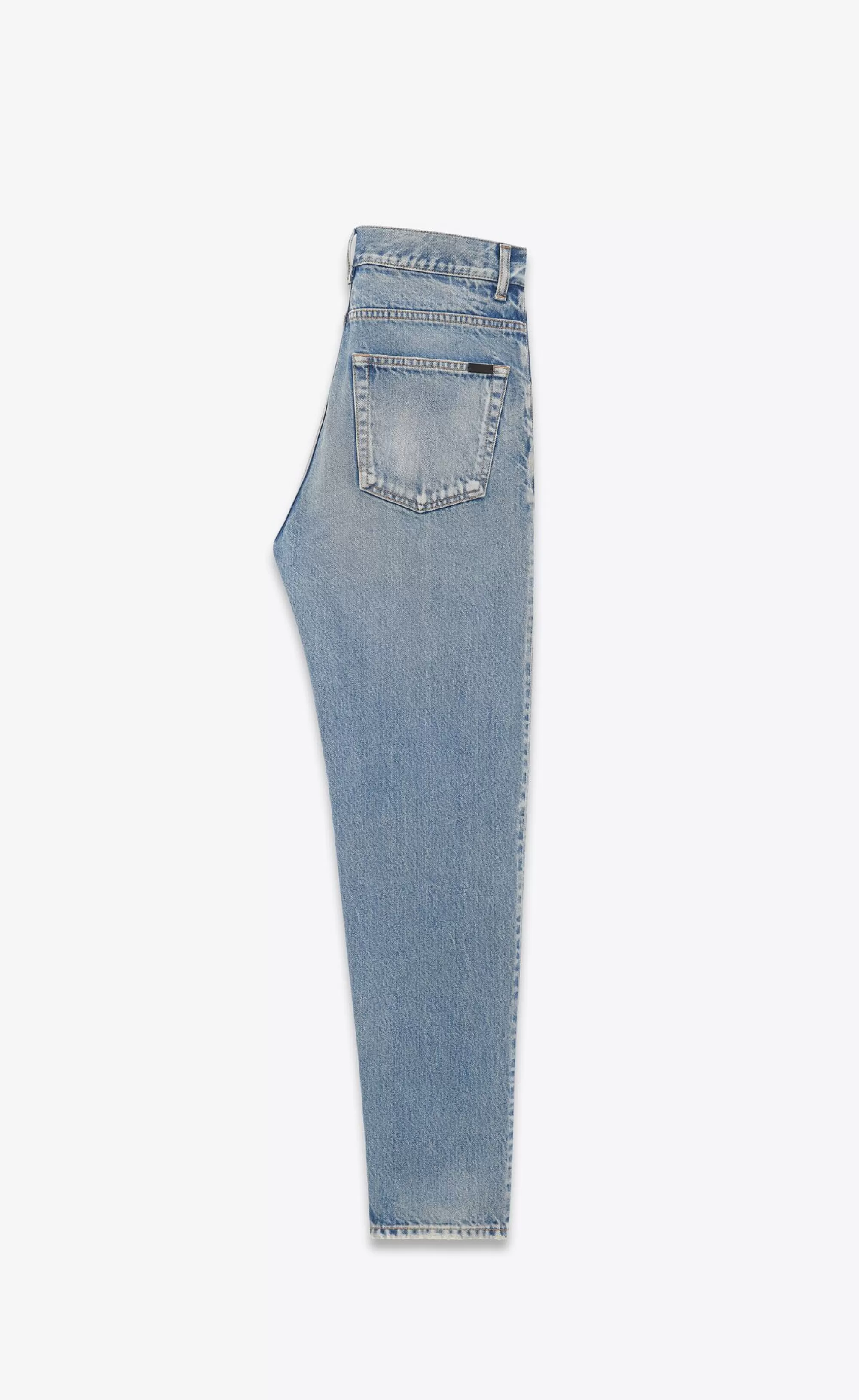 Saint Laurent ALL READY TO WEAR | DENIM^Cropped Jeans In Denim | | YSL.com