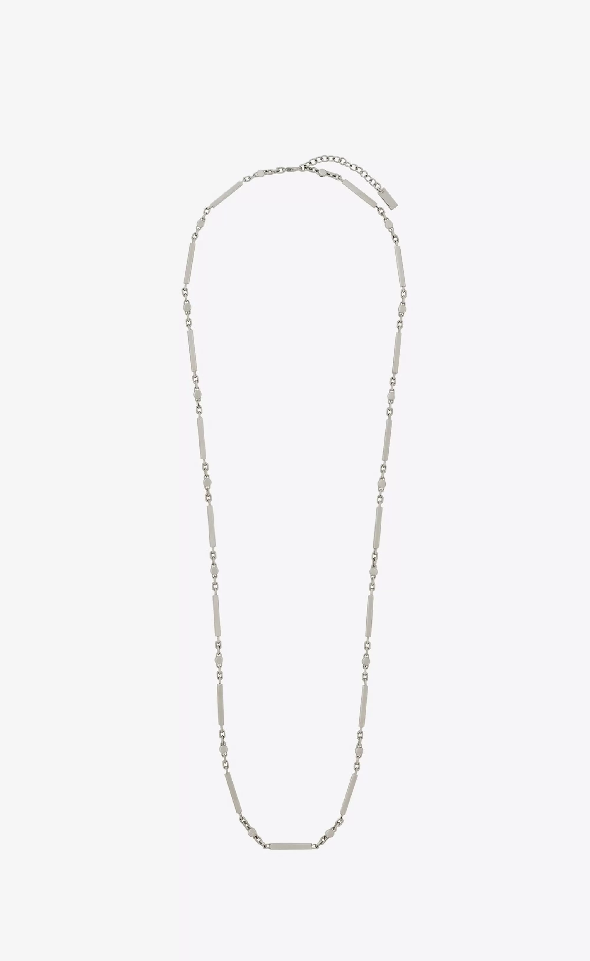 Saint Laurent NECKLACES^Crystal Bar Necklace In Metal | | YSL.com