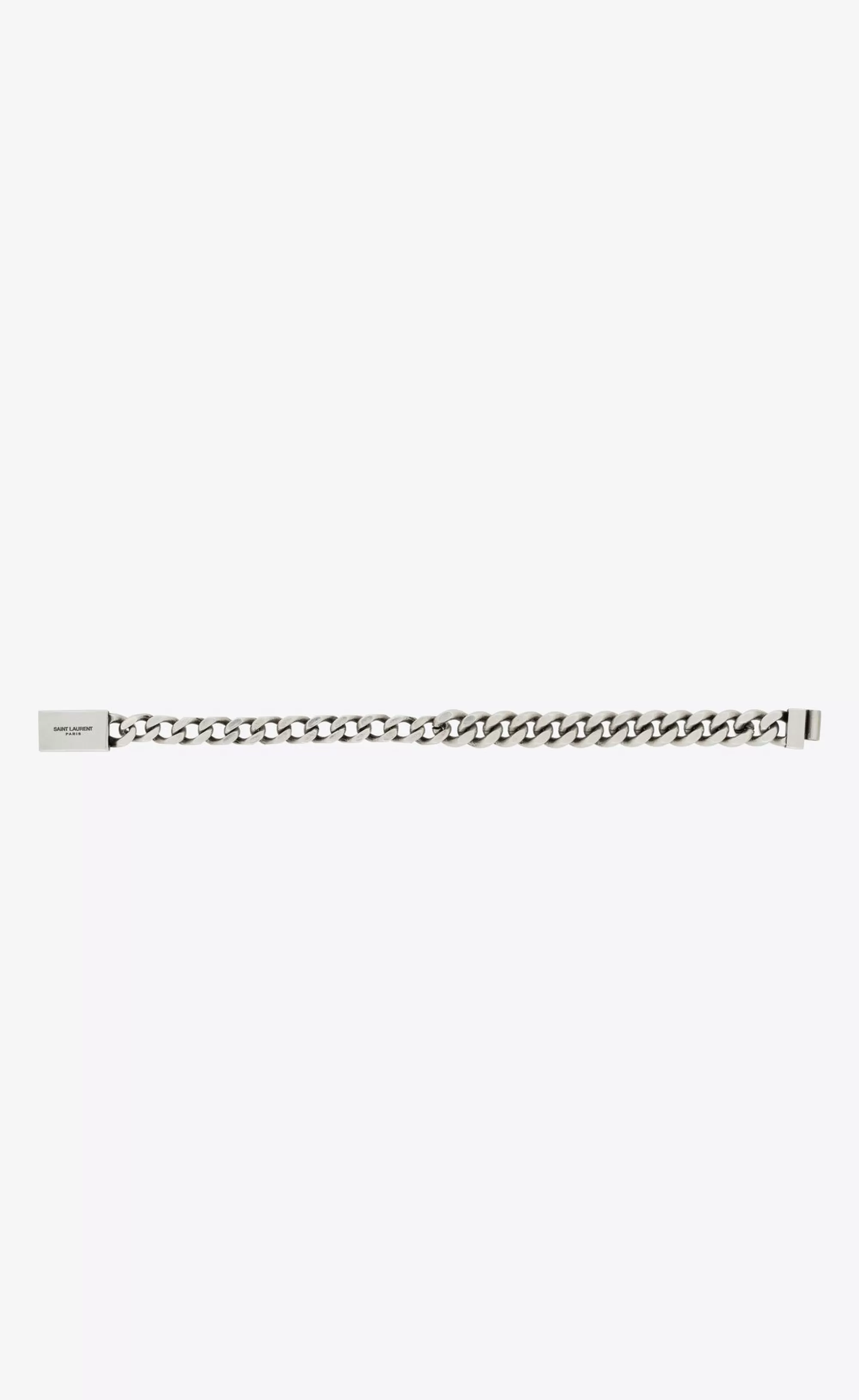 Saint Laurent Bracelets^CURB CHAIN BRACELET IN METAL | | YSL.com