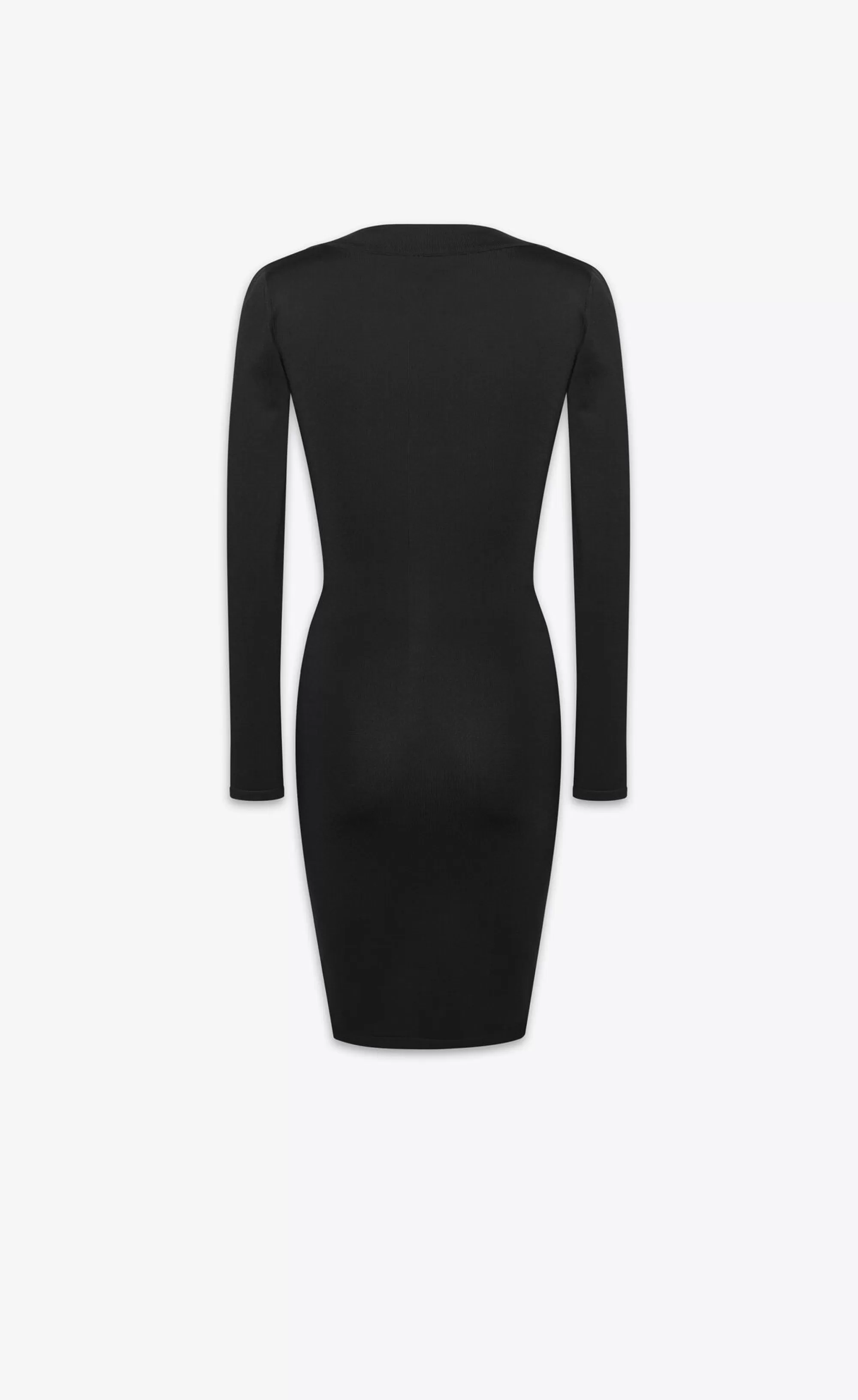 Women Saint Laurent DRESSES^Décolleté Dress In Knit | | YSL.com