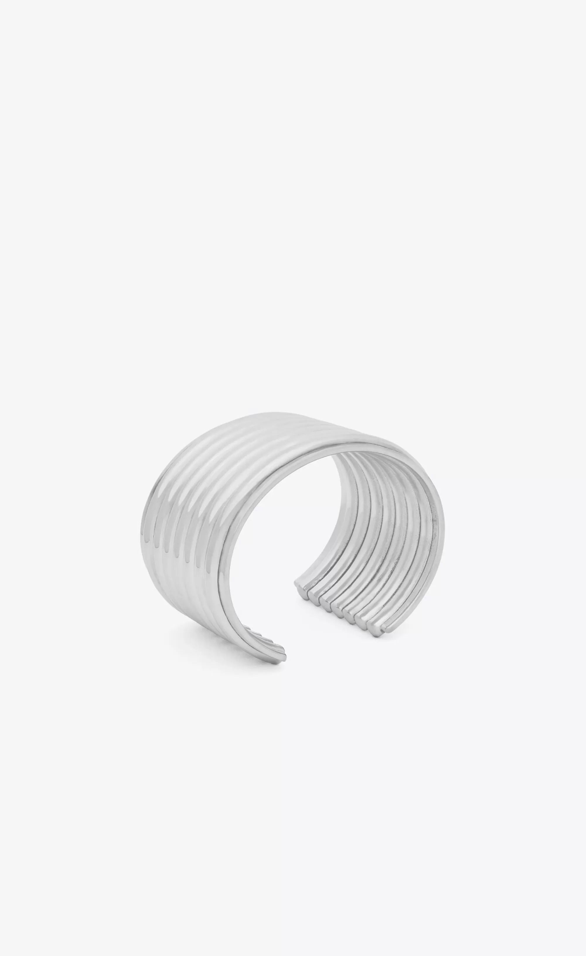 Women Saint Laurent CUFFS AND BRACELETS^Deco Cuff In Metal | | YSL.com