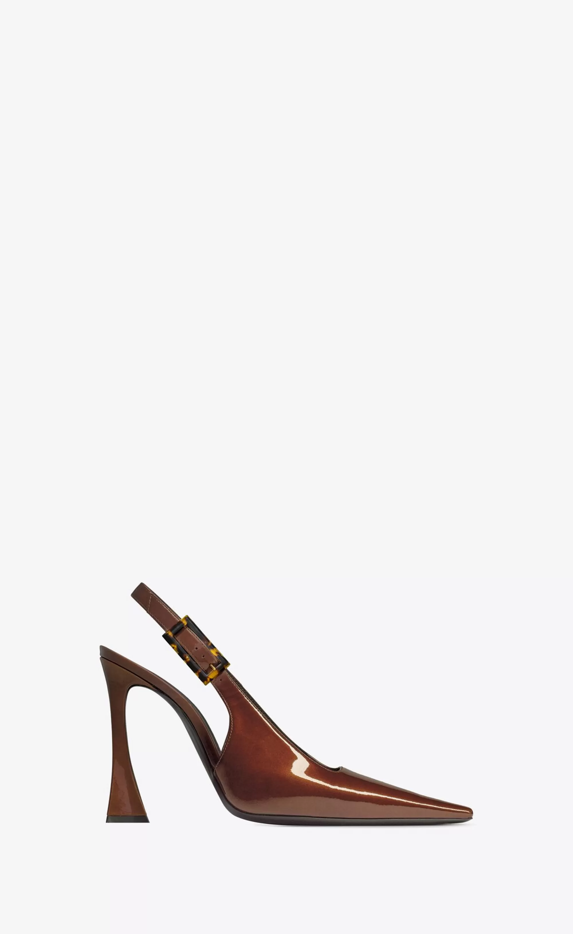 Women Saint Laurent SLINGBACKS^DUNE Slingback Pumps In Patent Leather | | YSL.com