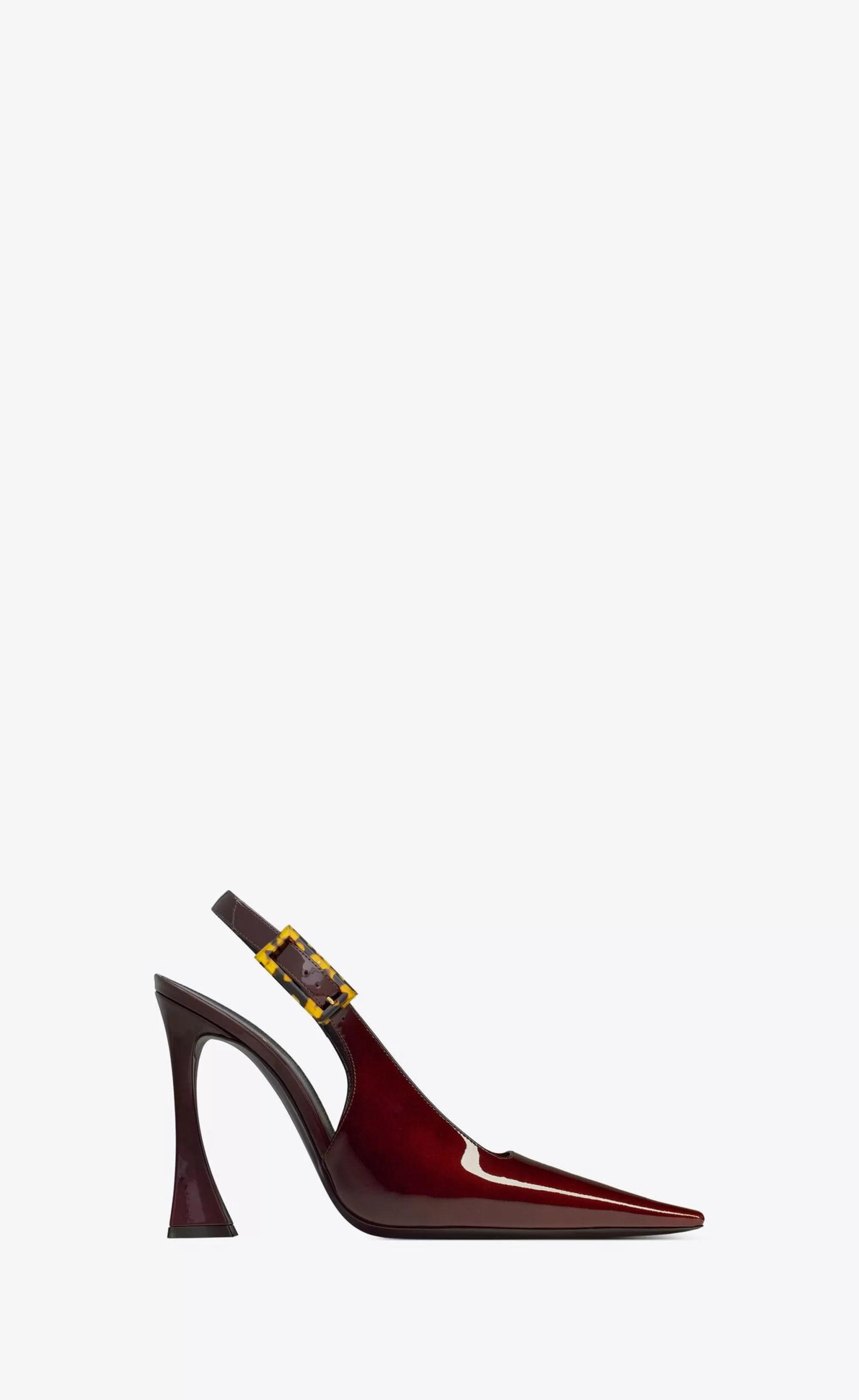 Women Saint Laurent SLINGBACKS^DUNE Slingback Pumps In Patent Leather | | YSL.com