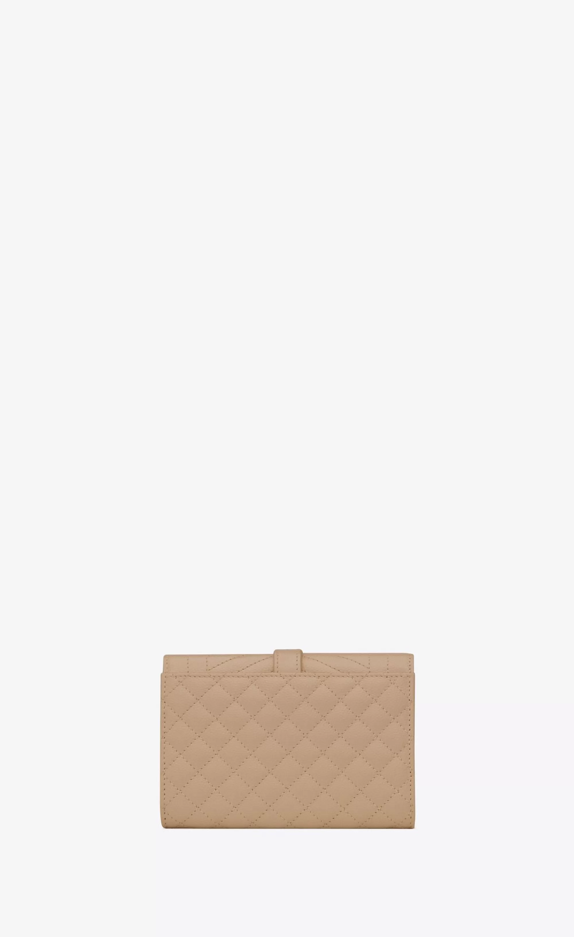 Women Saint Laurent WALLETS^ENVELOPE SMALL ENVELOPE WALLET IN MIX Matelassé Grain De Poudre Embossed LEATHER | | YSL.com