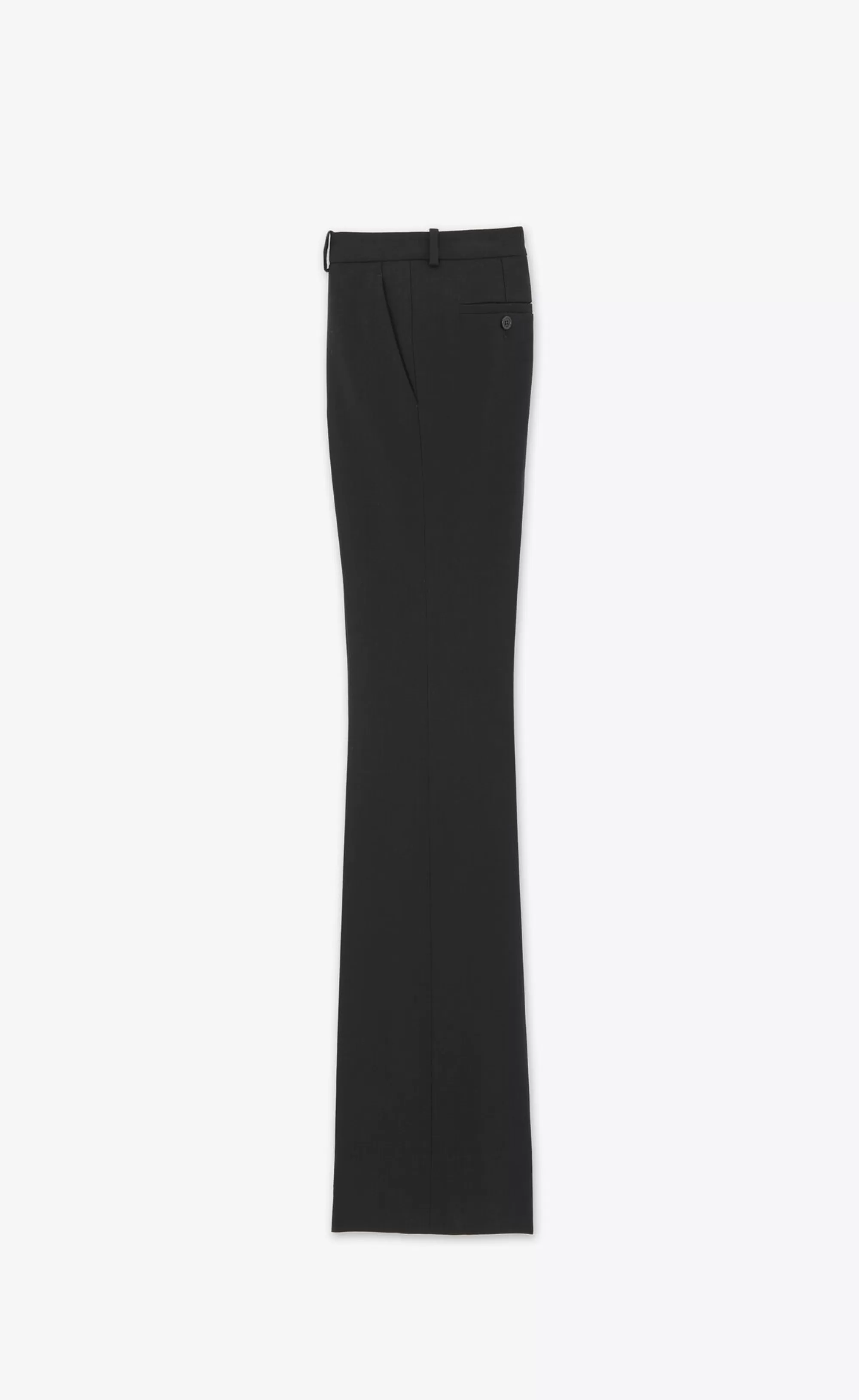 Women Saint Laurent JACKETS AND PANTS^Flared Pants In Wool Gabardine | | YSL.com