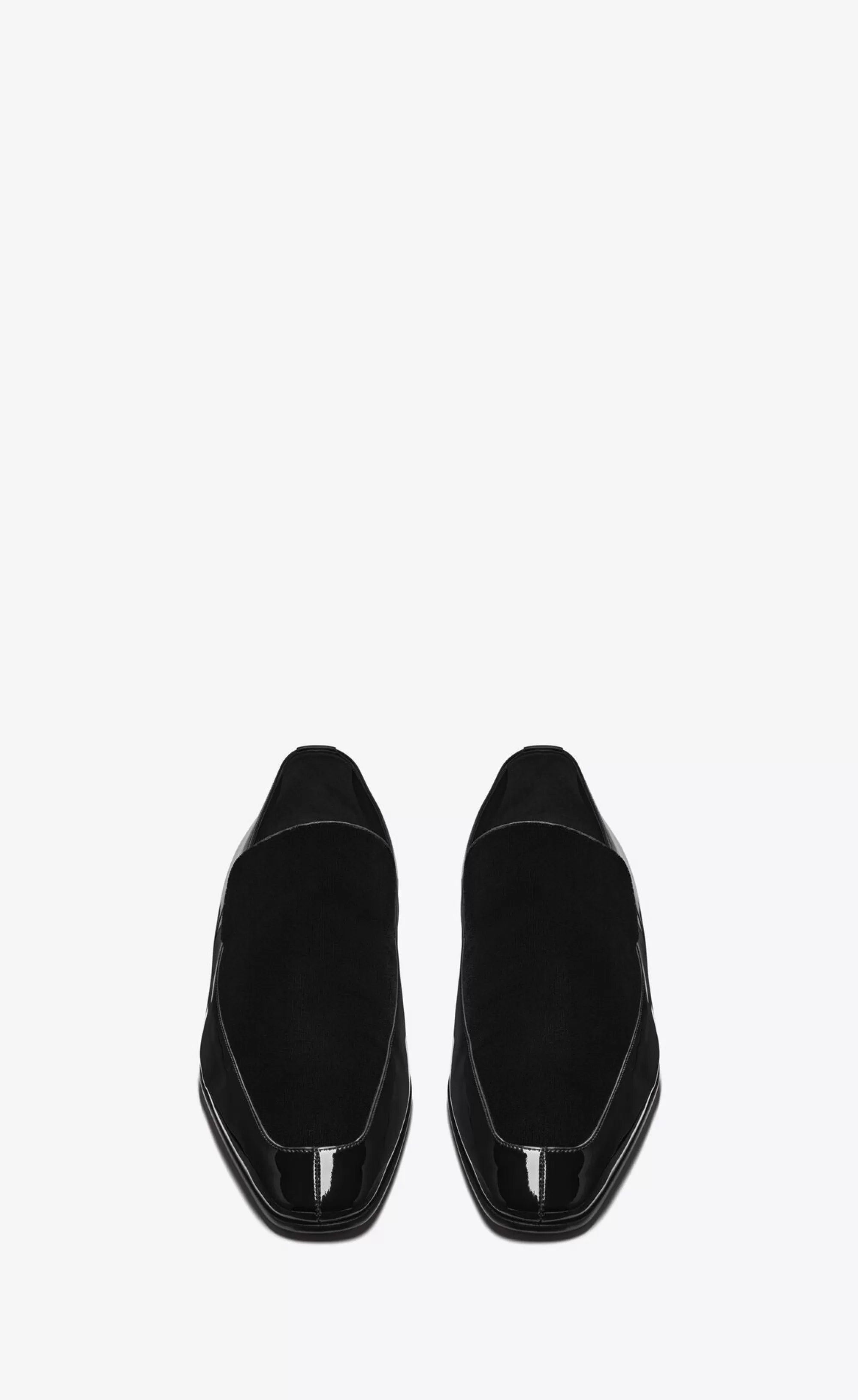 Saint Laurent LOAFERS AND DERBIES | NEW ARRIVALS^GABRIEL Loafers In Patent Leather And Velvet | | YSL.com