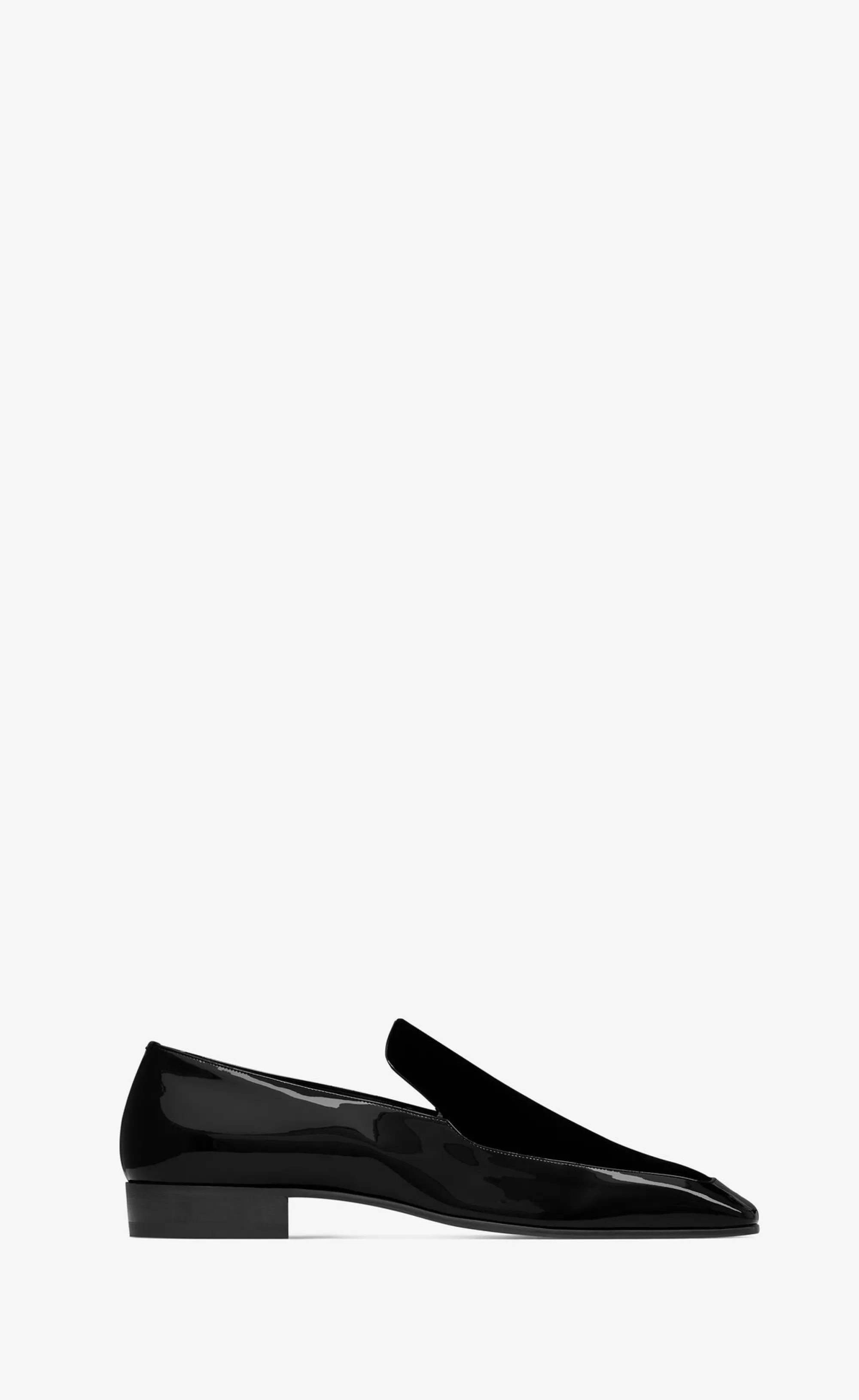 Saint Laurent LOAFERS AND DERBIES | NEW ARRIVALS^GABRIEL Loafers In Patent Leather And Velvet | | YSL.com