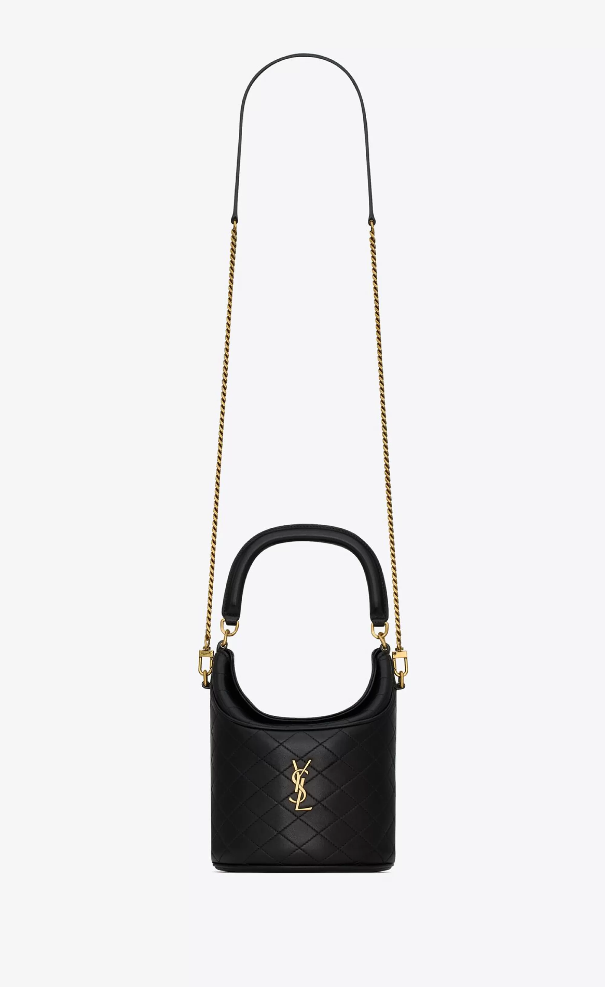 Women Saint Laurent SHOULDER BAGS | CROSSBODY BAGS^GABY Bucket Bag In Lambskin | | YSL.com