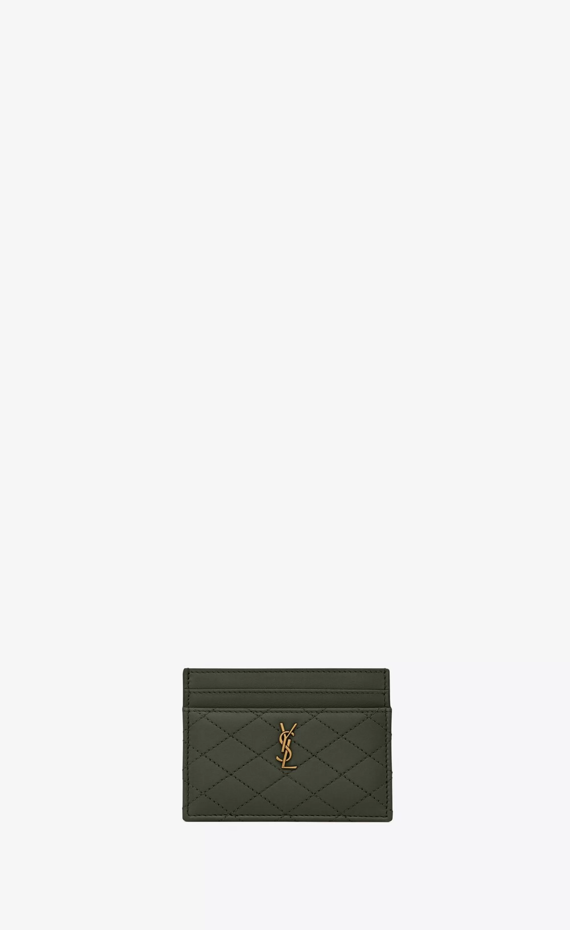 Women Saint Laurent CARD CASES^Gaby Card Case In Quilted Lambskin | | YSL.com