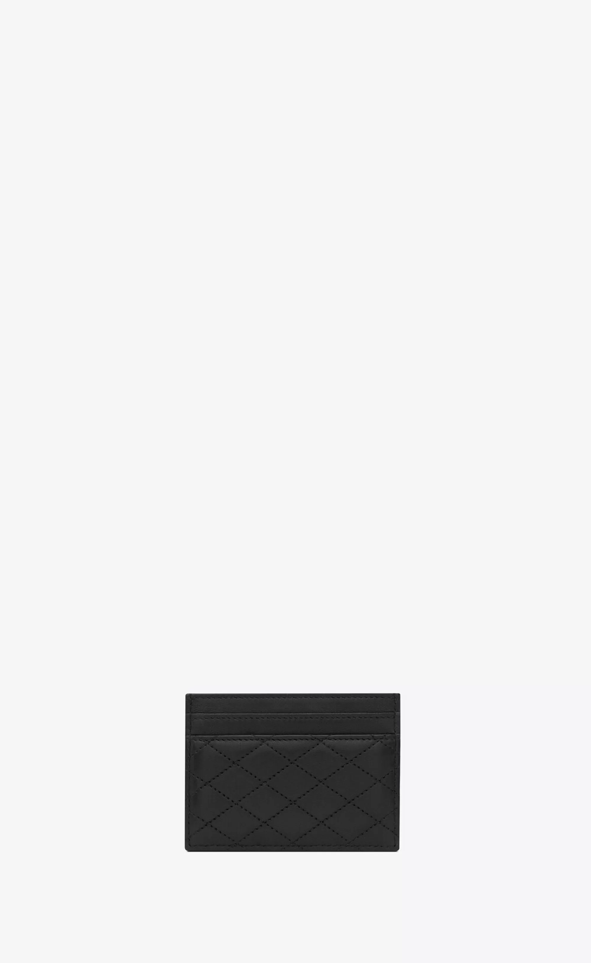 Women Saint Laurent CARD CASES^Gaby Card Case In Quilted Lambskin | | YSL.com