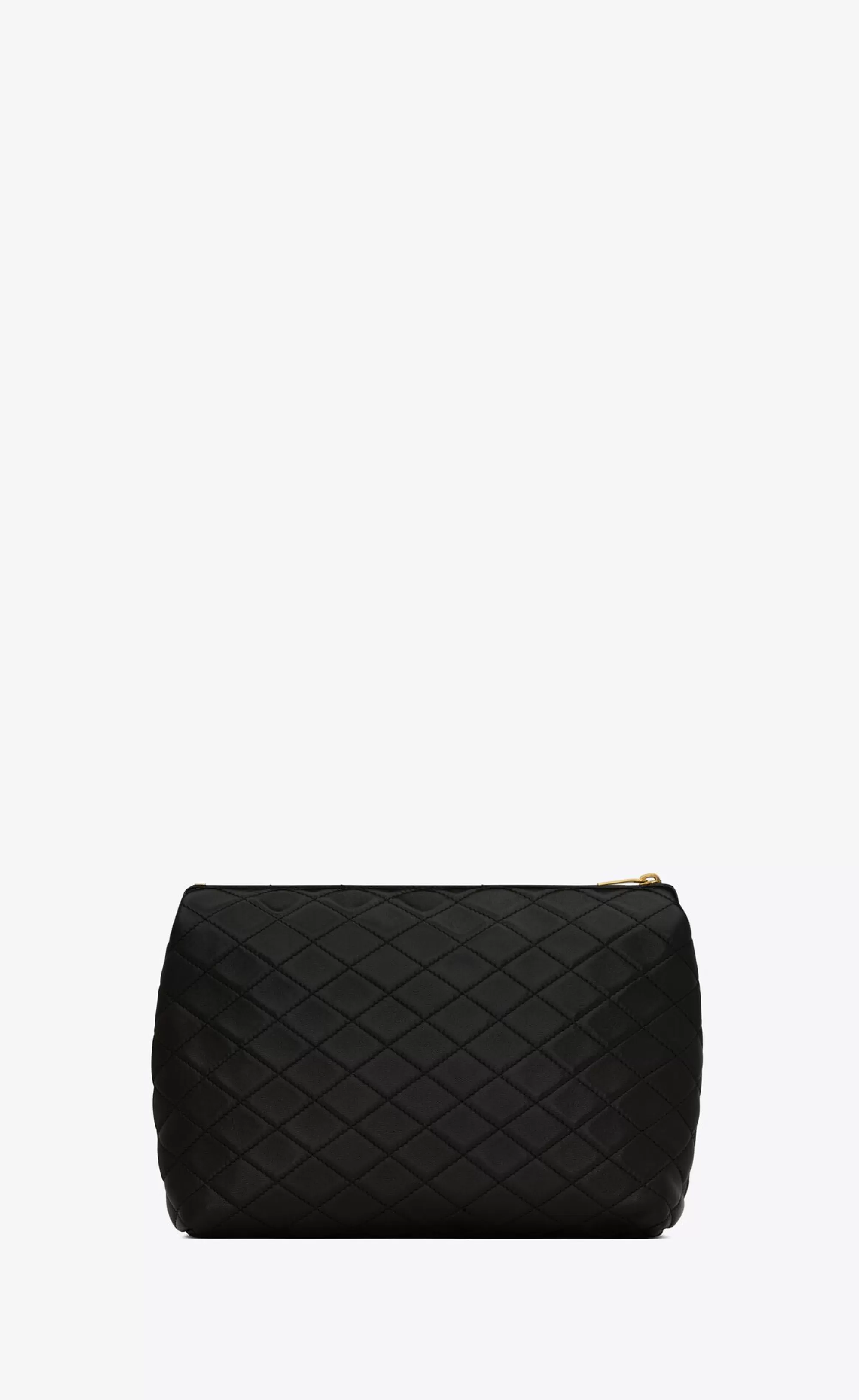 Women Saint Laurent SMALL ACCESSORIES | pouches^GABY COSMETIC POUCH IN QUILTED LEATHER | | YSL.com