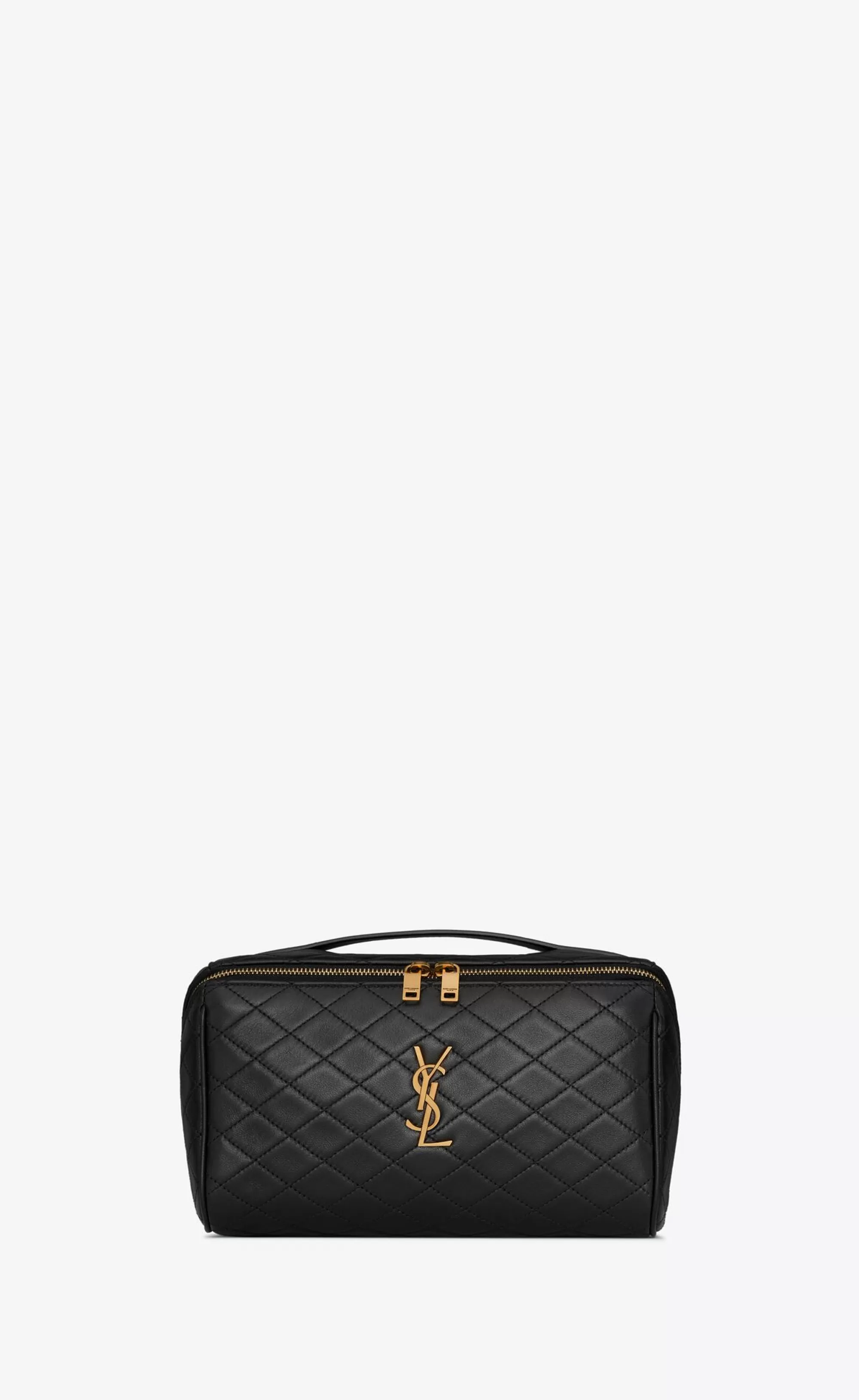 Women Saint Laurent SMALL ACCESSORIES | GABY^GABY Vanity Case In Quilted Lambskin | | YSL.com