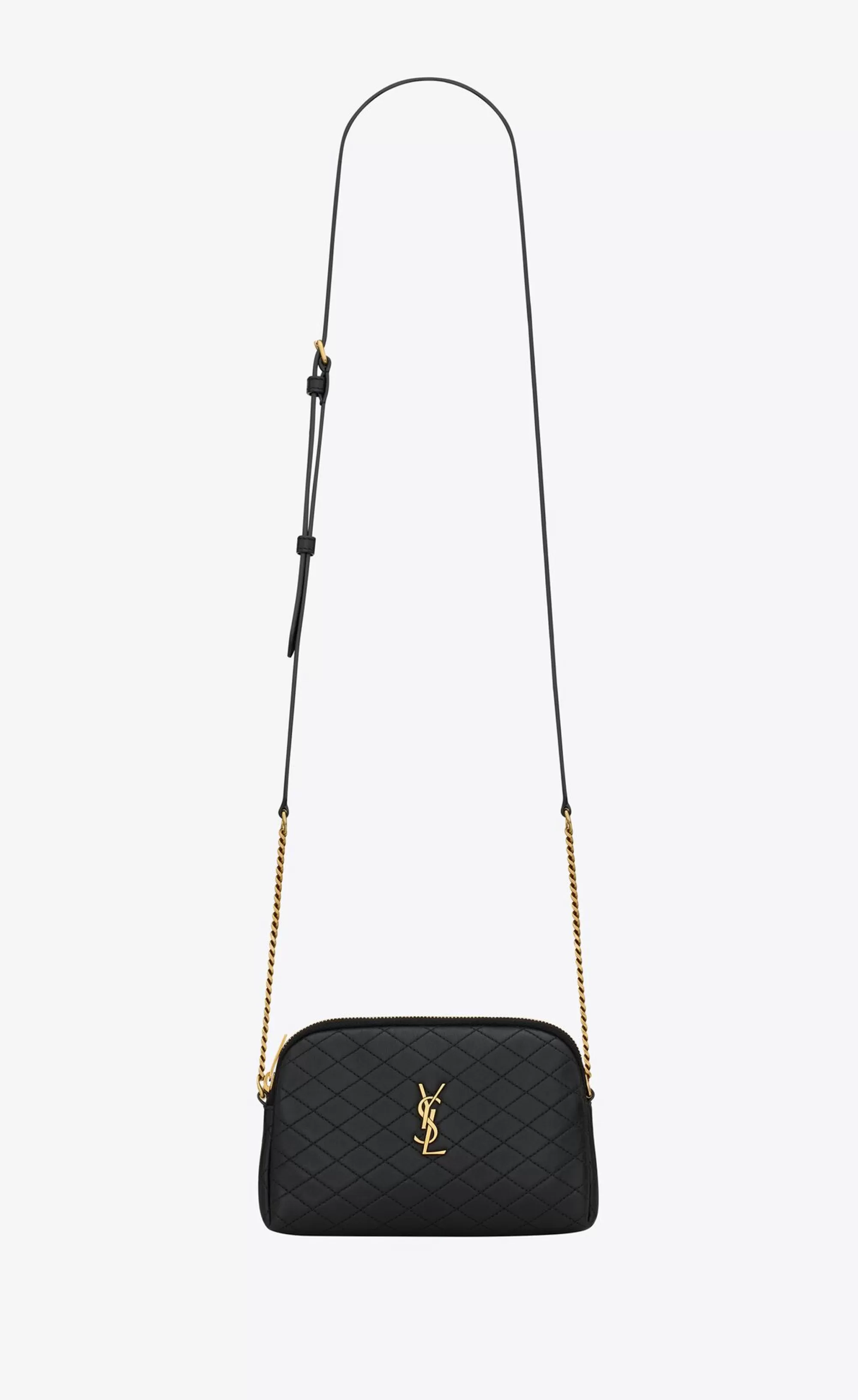 Women Saint Laurent CHAIN WALLETS | MINI BAGS^Gaby Zipped Pouch In Quilted Lambskin | | YSL.com