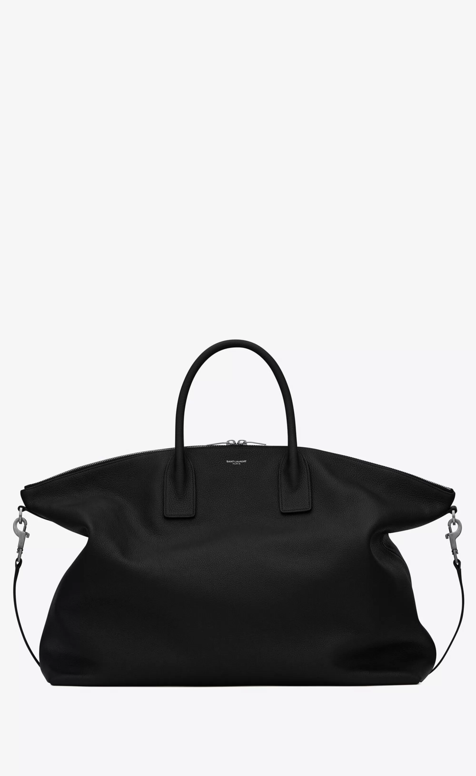 Saint Laurent TRAVEL BAGS^GIANT BOWLING Bag In Soft Grained Leather | | YSL.com