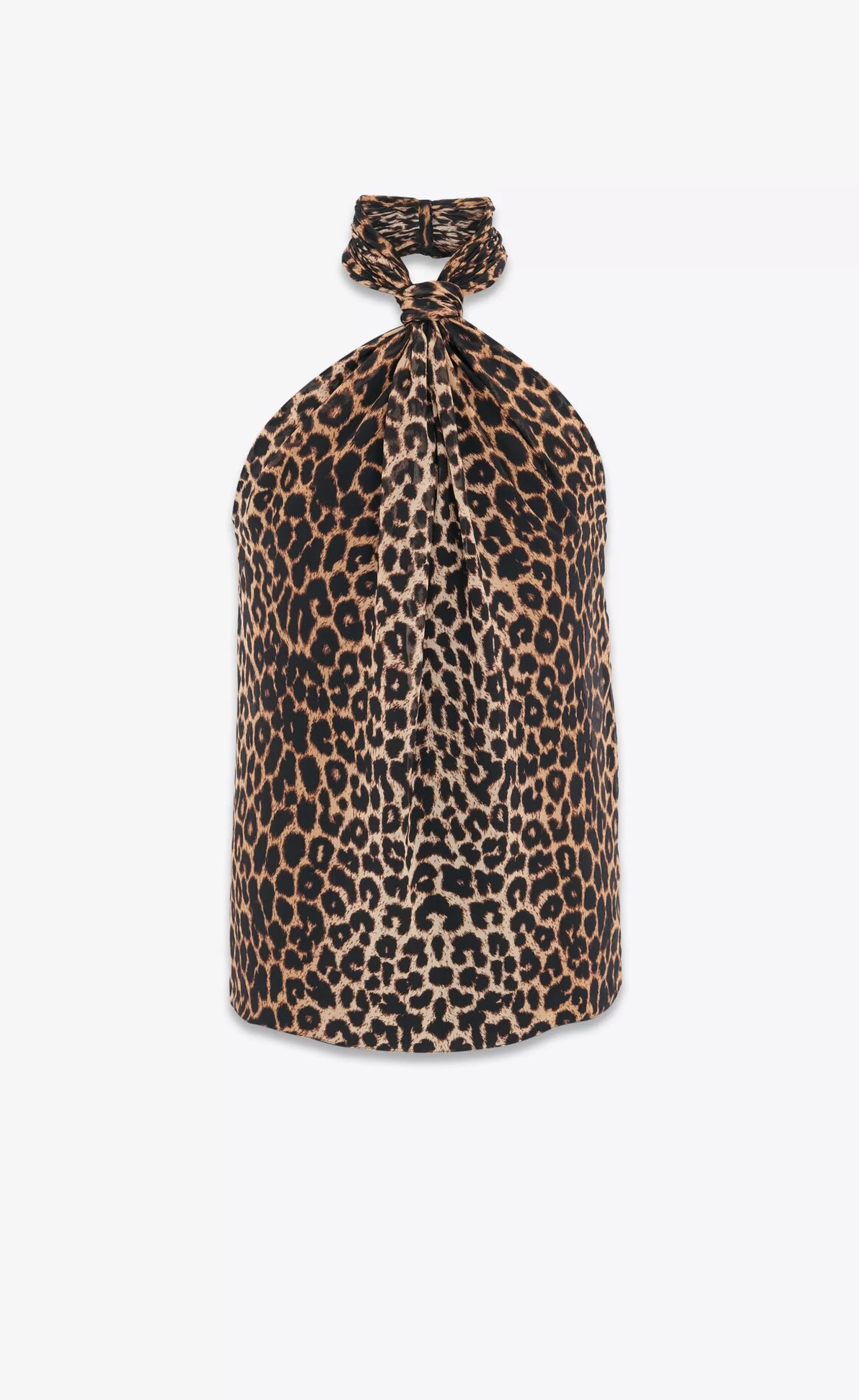 Saint Laurent ALL READY TO WEAR | SHIRTS^Halter Top In Silk Georgette | | YSL.com