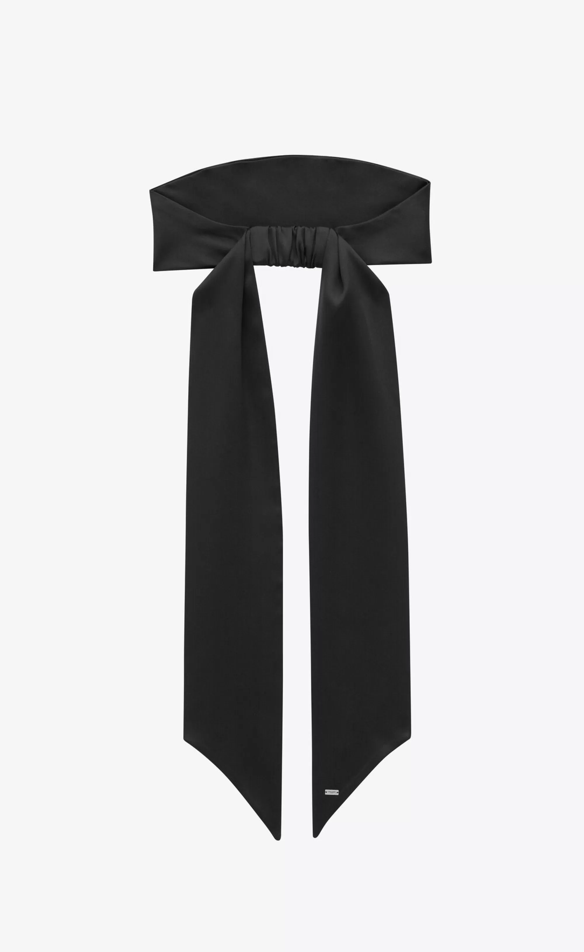 Women Saint Laurent OTHER ACCESSORIES^Headband In Silk Satin | | YSL.com