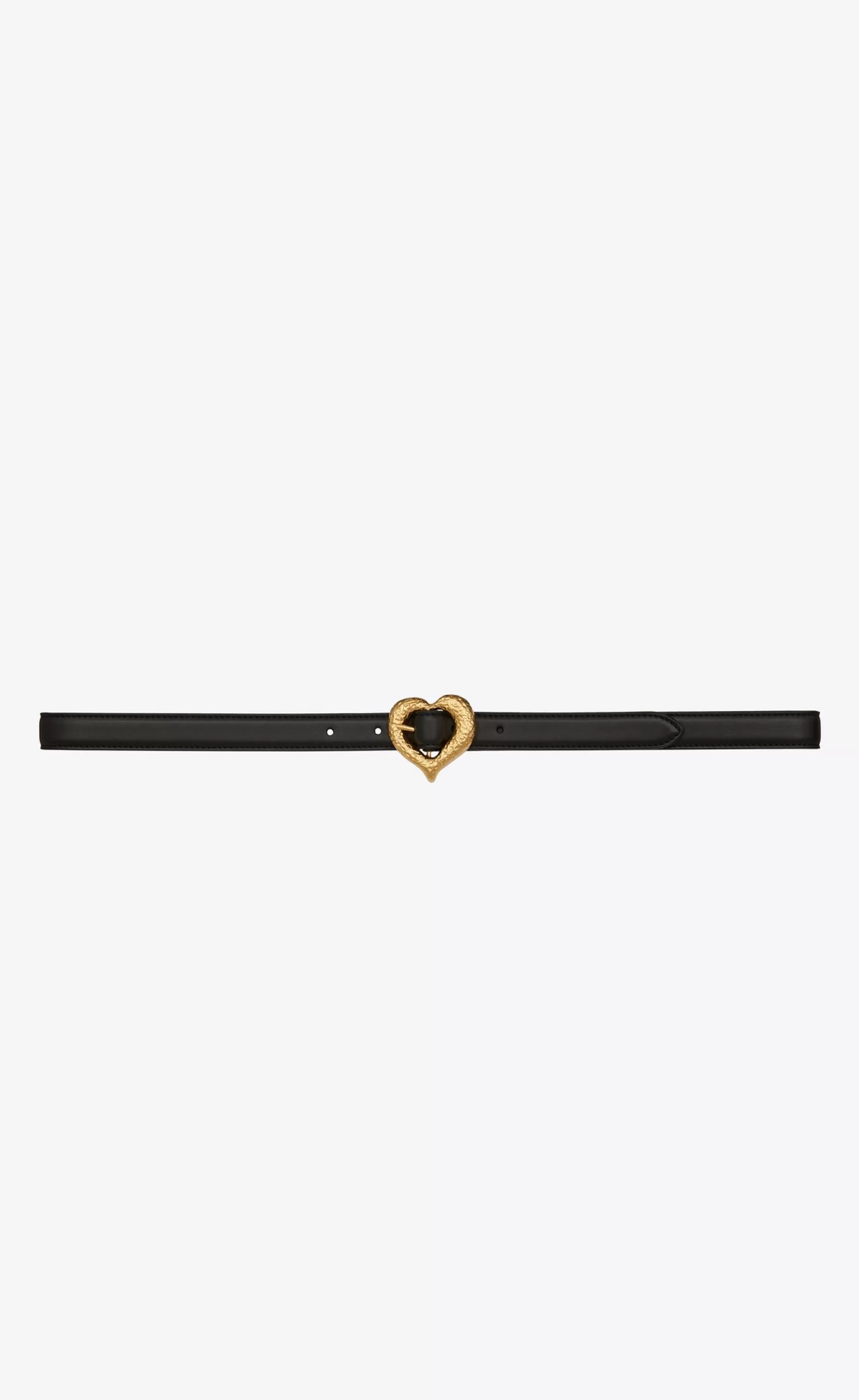 Women Saint Laurent BELTS^Heart Thin Belt In Lambskin | | YSL.com